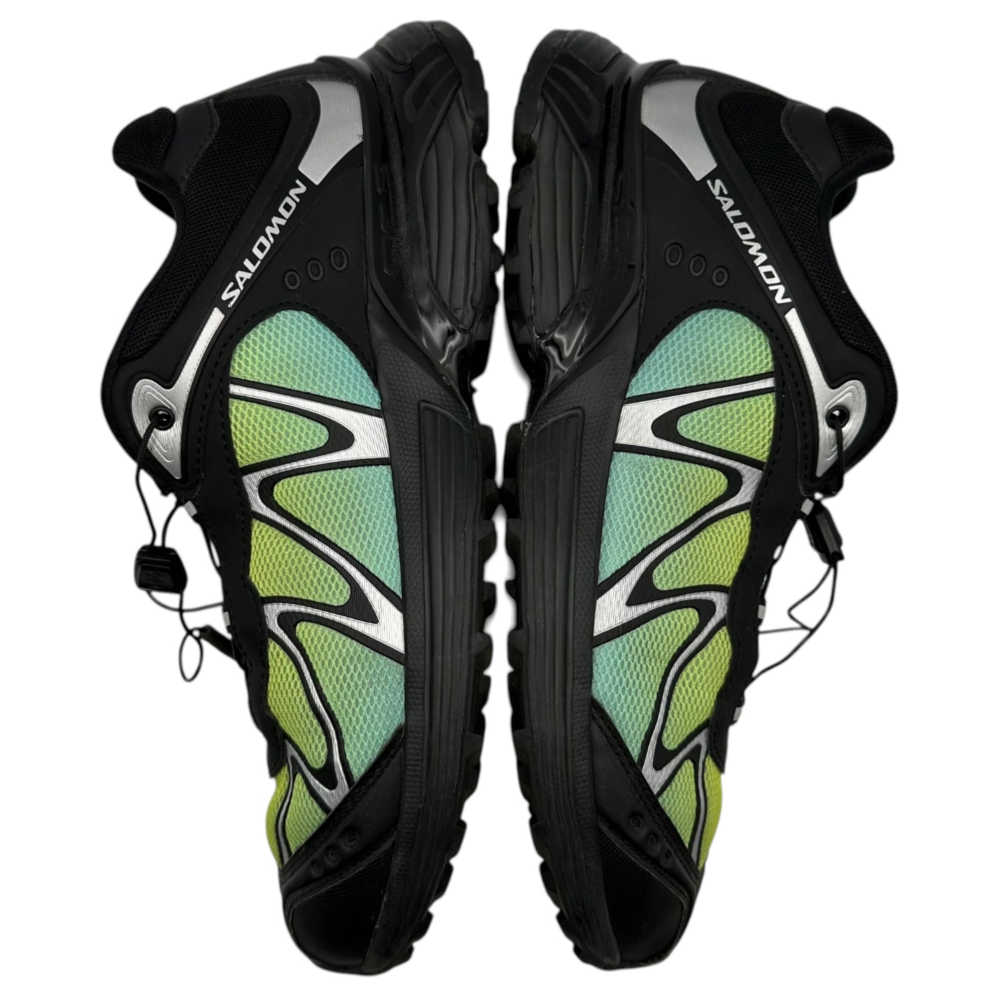 Salomon(サロモン) XT-Whisper Low-top trekking sneakers ウィスパー ローカット トレッキング スニーカー 477616 28 V0 26.0cm ブラック×グリーン