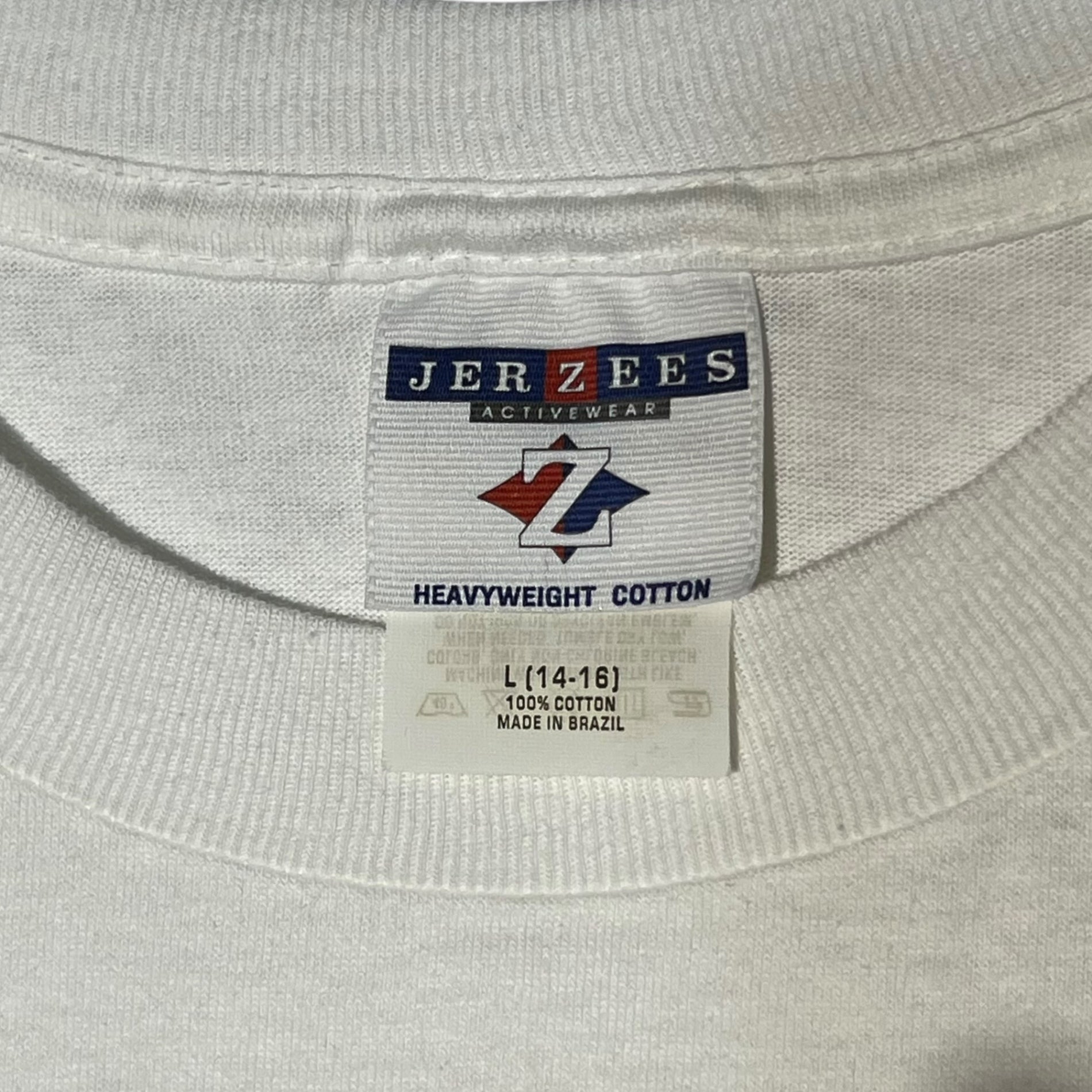 JERZEES(ジャージーズ) ©1996 名探偵コナン ヴィンテージ アニメ Tシャツ L ホワイト 90's 90年代