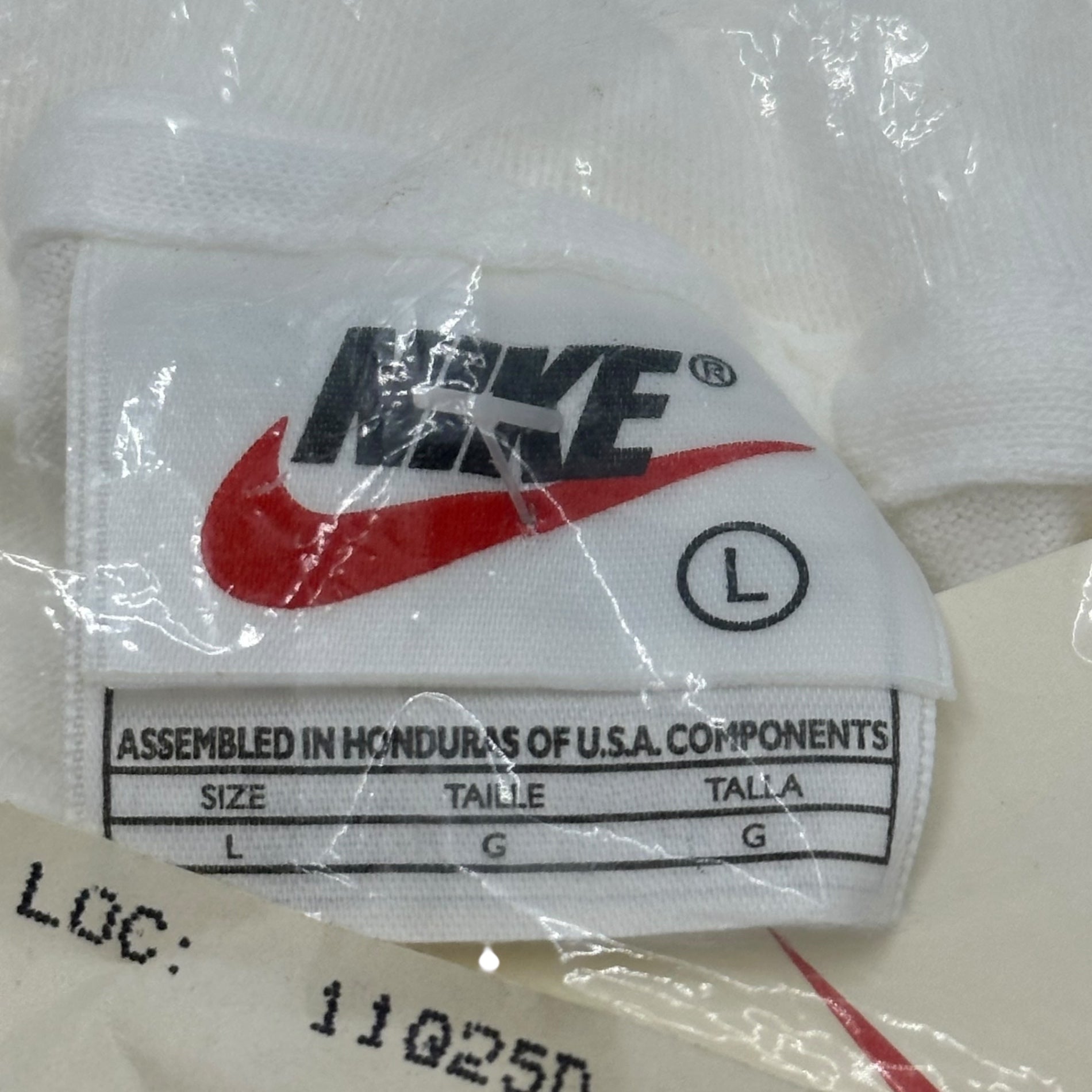 NIKE(ナイキ) 1996 AIR BAKIN Fire Pattern Vintage T-Shirt エア ベイキン ファイアーパターン ヴィンテージ Tシャツ 661160-100 L ホワイト 90's 90年代