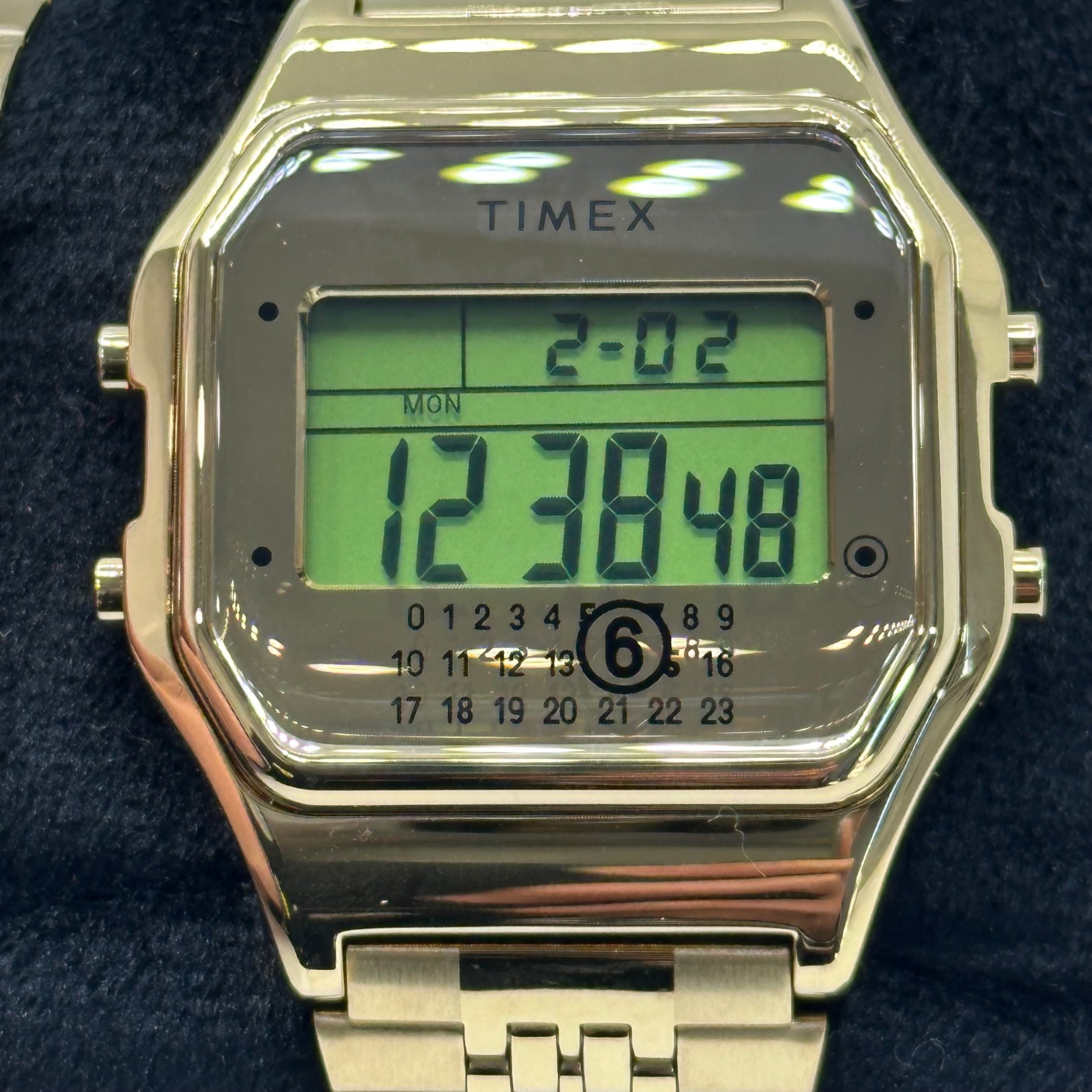 MM6 Maison Margiela × TIMEX(エムエムシックス × タイメックス) T80 gift set w/extra bracelet デジタル 腕時計 ベルト セット S33YW0002 M10062 ONE SIZE ゴールド