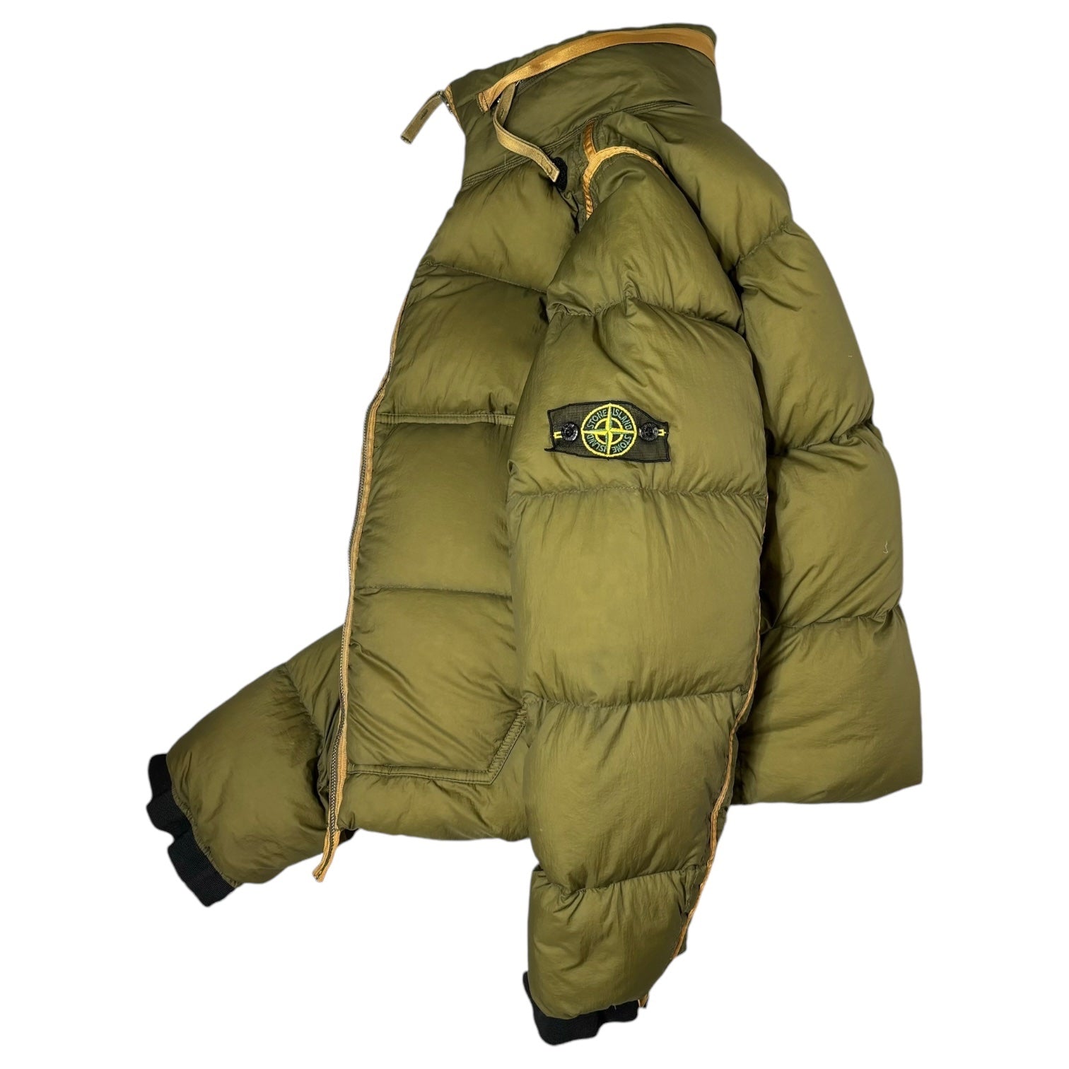 STONE ISLAND(ストーンアイランド) 07AW Micro Reps GOOSE DOWN JACKET マイクロ レップ グース ダウン ジャケット 47154V24 M カーキ 07年製 アーカイヴ 稀少品