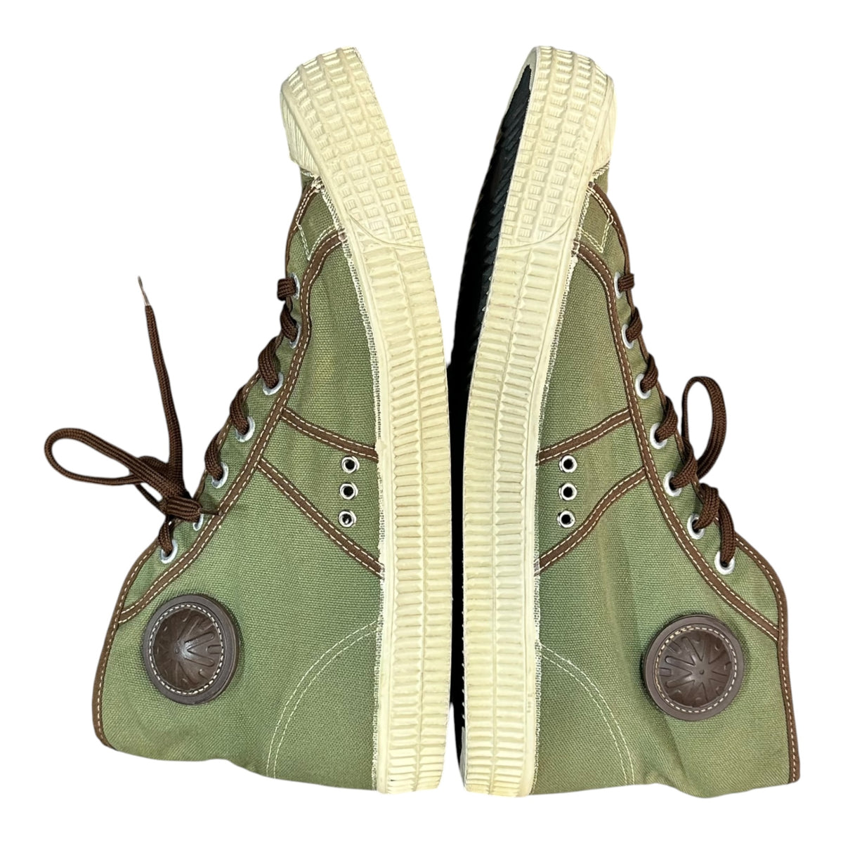 Czech army(チェコ軍) 2003's Military High-Cut Training Shoes ミリタリー ハイカット トレーニング シューズ 29cm カーキ×ブラウン 00s