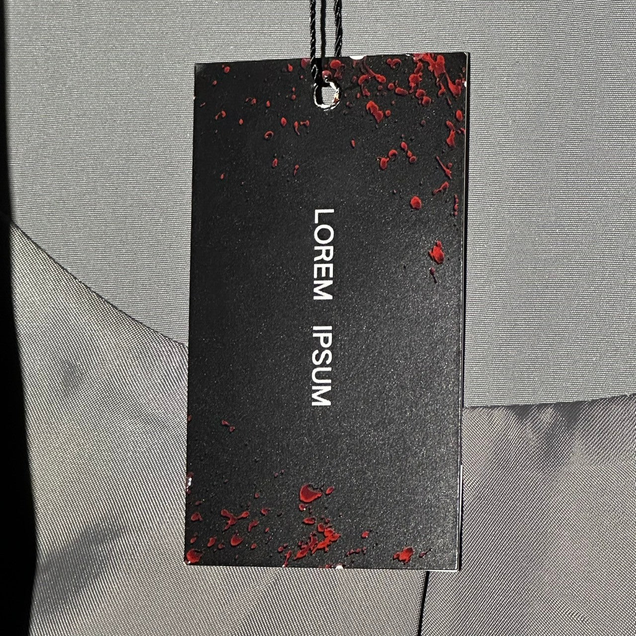 FULL OF SSUN CLOTHING(フルオブサンクロージング) 24AW LOREM IPSUM NYLON COAT ロレム イプサム ナイロン コート L程度 グレー