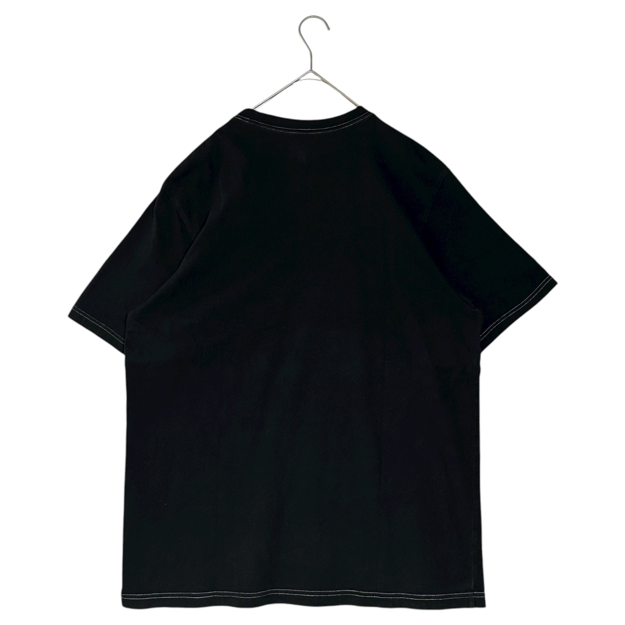 SUPREME(シュプリーム) 20SS Contrast Stitch Pocket Tee ロゴ プリント ポケット Tシャツ L ブラック