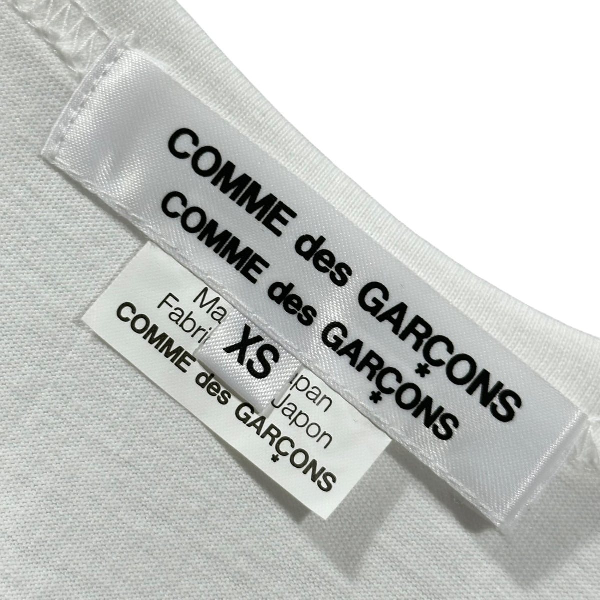 COMME des GARCONS COMME des GARCONS(コムデギャルソンコムデギャルソン) 2009AW Basic L/S T-shirt ベーシック 長袖 カットソー RD-T026 XS ホワイト AD2009