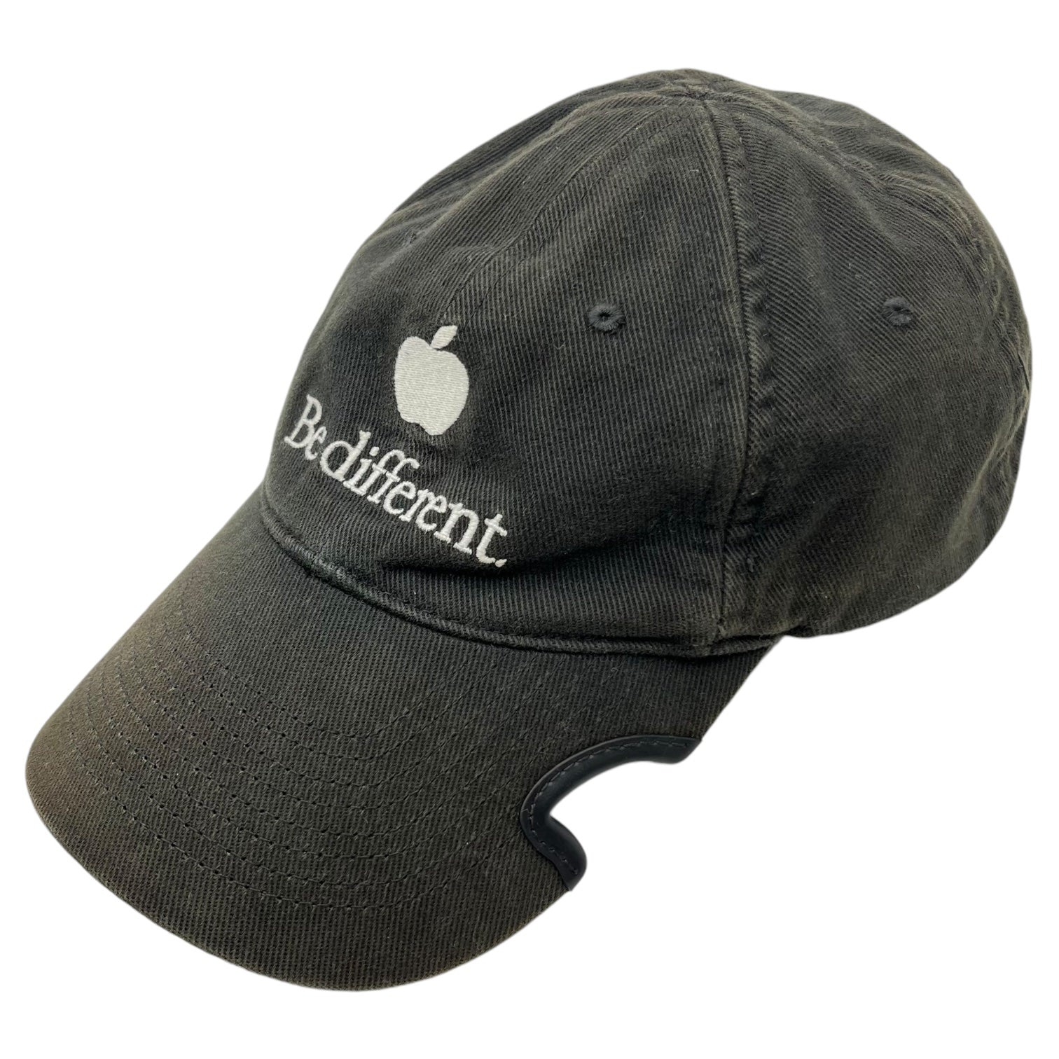 BALENCIAGA(バレンシアガ) 22AW Be different vintage processed cap ヴィンテージ加工 キャップ L  59cm(サイズ変更可能) ブラック 帽子 Apple