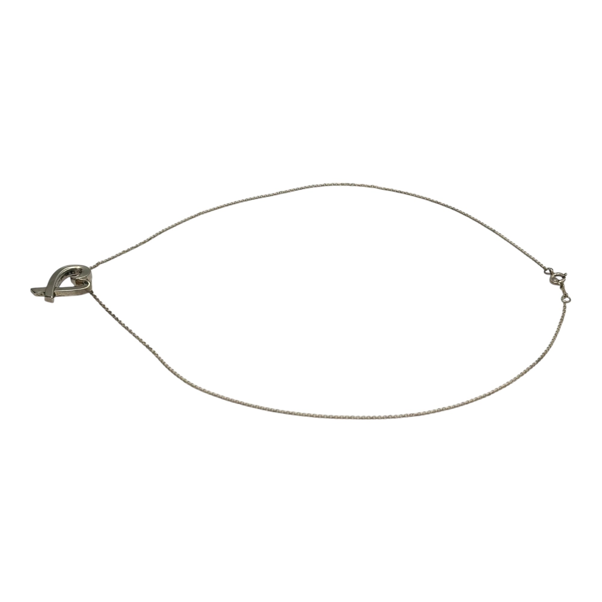 TIFFANY & CO.(ティファニー) Paloma Picasso Loving Heart Pendant パロマ・ピカソ ラビング ハート ペンダント ネックレス シ シルバー