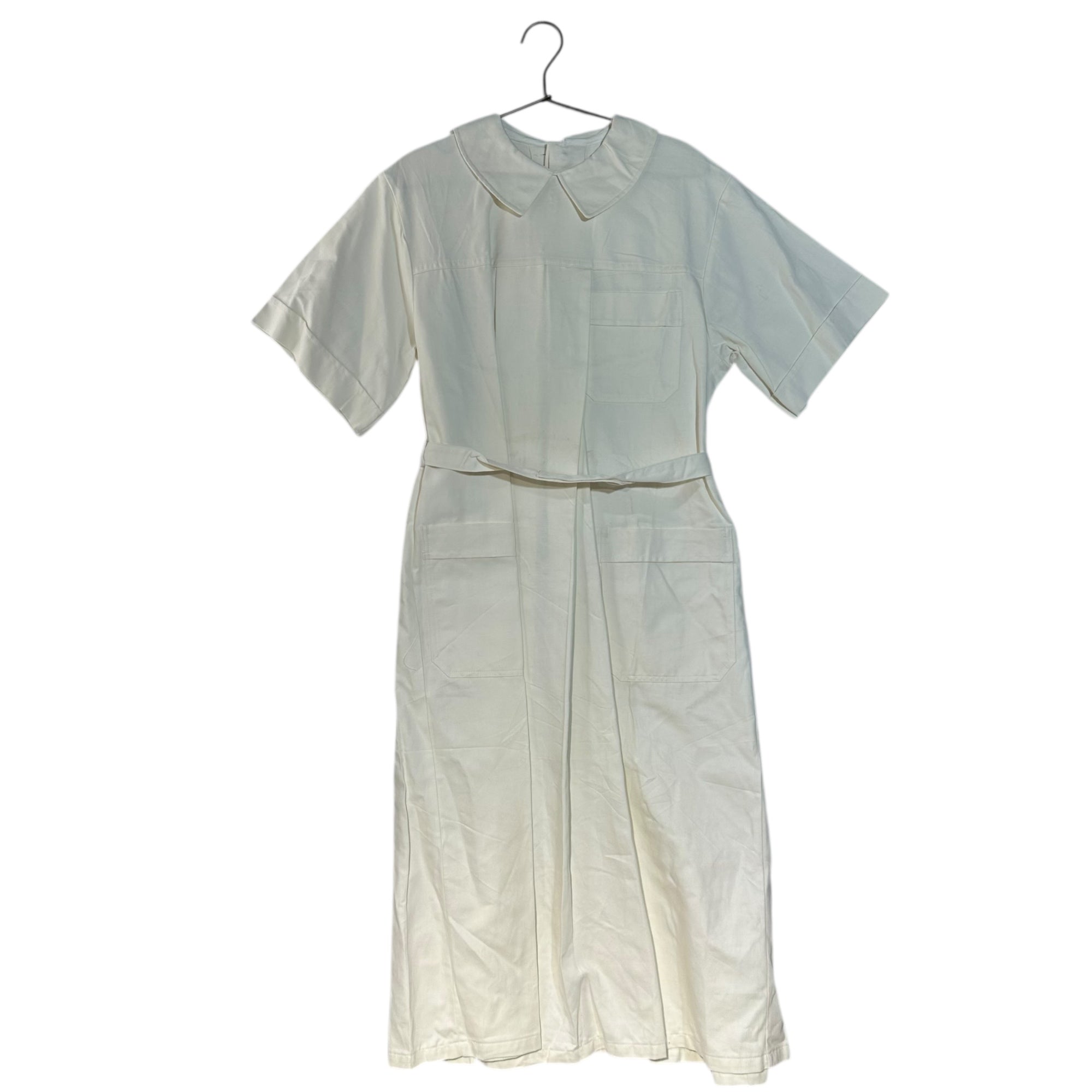 VINTAGE(ヴィンテージ) 70'~80's~ medical dress メディカル ドレス サージカル 襟付きワンピース 42(M程度) ホワイト