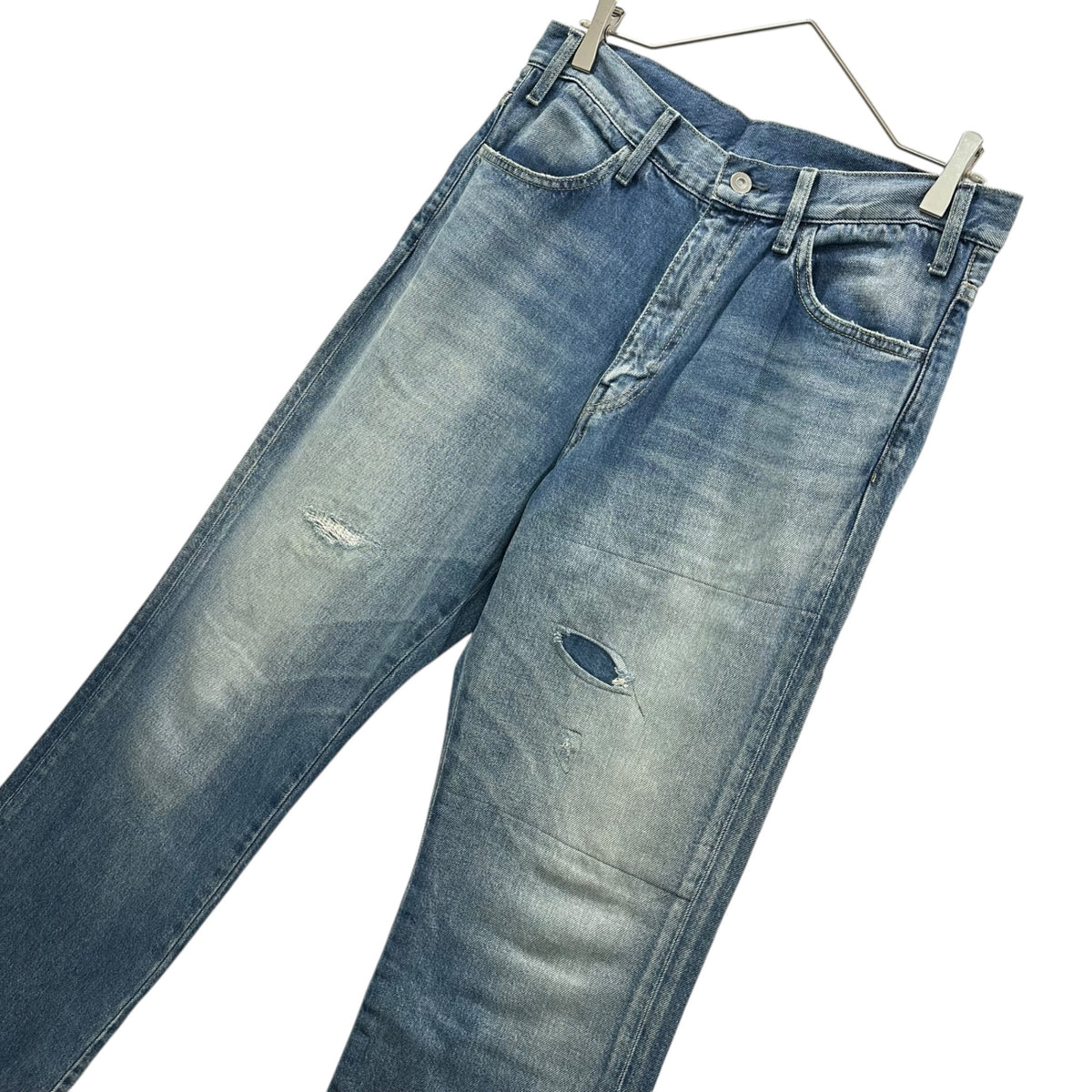 MAATEE & SONS(マーティーアンドサンズ) 2025AW FLARE DENIM repair フレア デニム リペア MT5303-0222 1 インディゴ パンツ ヴィンテージ加工