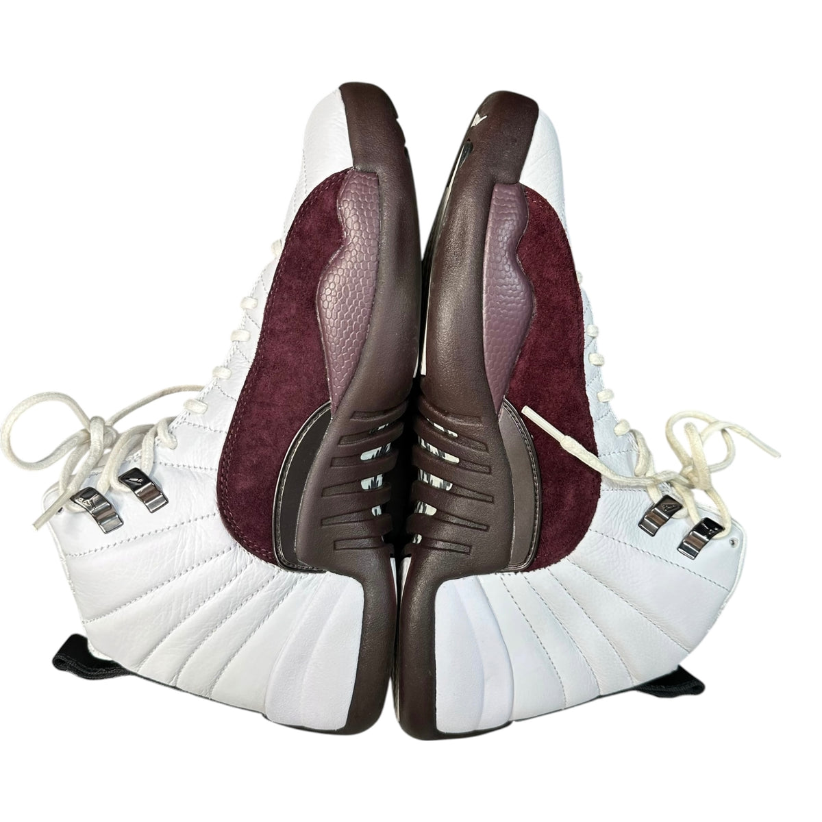 NIKE(ナイキ) Air Jordan 12 "White and Burgundy Crush" エアジョーダン12 DV6989-100 27.5cm バーガンディー×ホワイト スニーカー