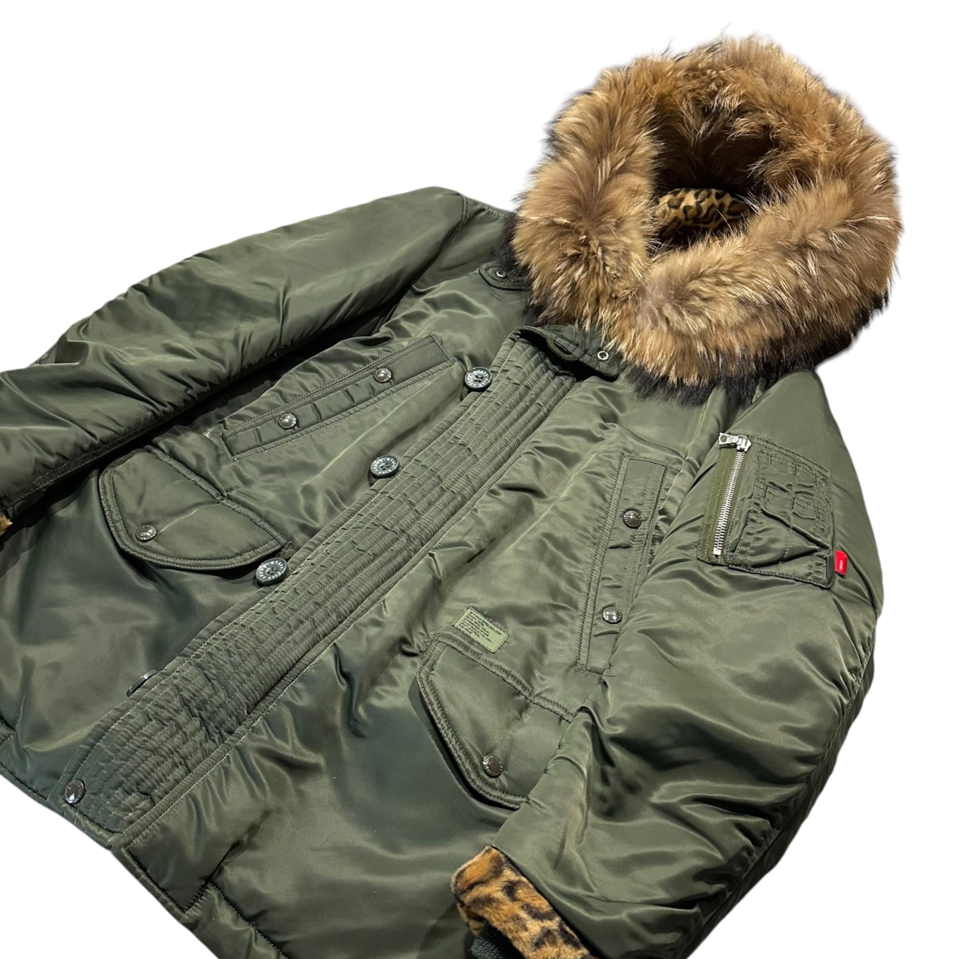 WTAPS(ダブルタップス) 10AW N-3B JACKET FIELD NYLON TWILL ファー