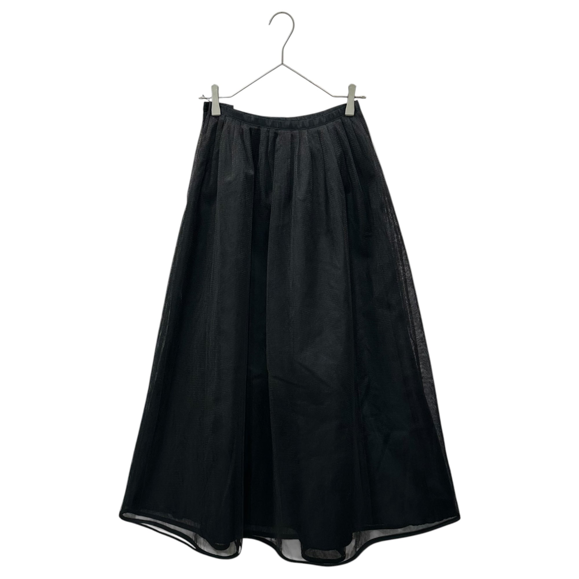 VINTAGE(ヴィンテージ) tulle fulled long volume skirt チュールのボリューム感たっぷりのロングスカート 表記なし(S~M程度) ブラック