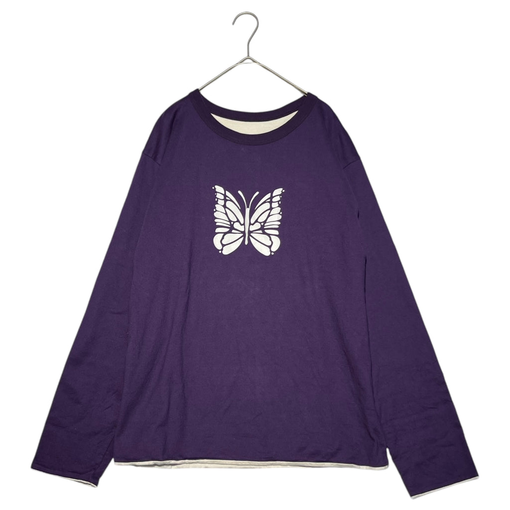 NEEDLES(ニードルズ) Papillon print reversible long sleeve T-shirt 