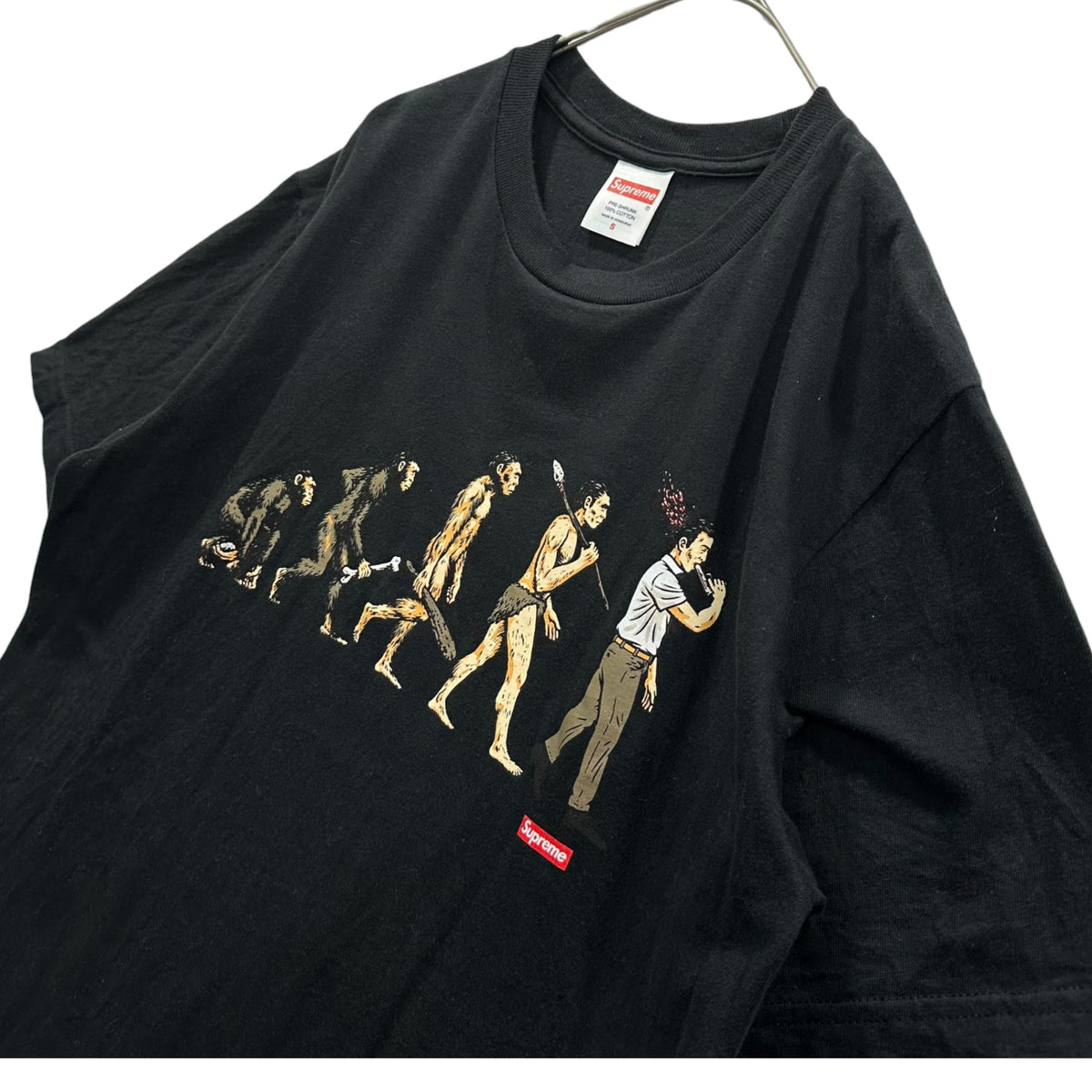 SUPREME(シュプリーム) 2026SS Evolution Tee プリント Tシャツ S ブラック