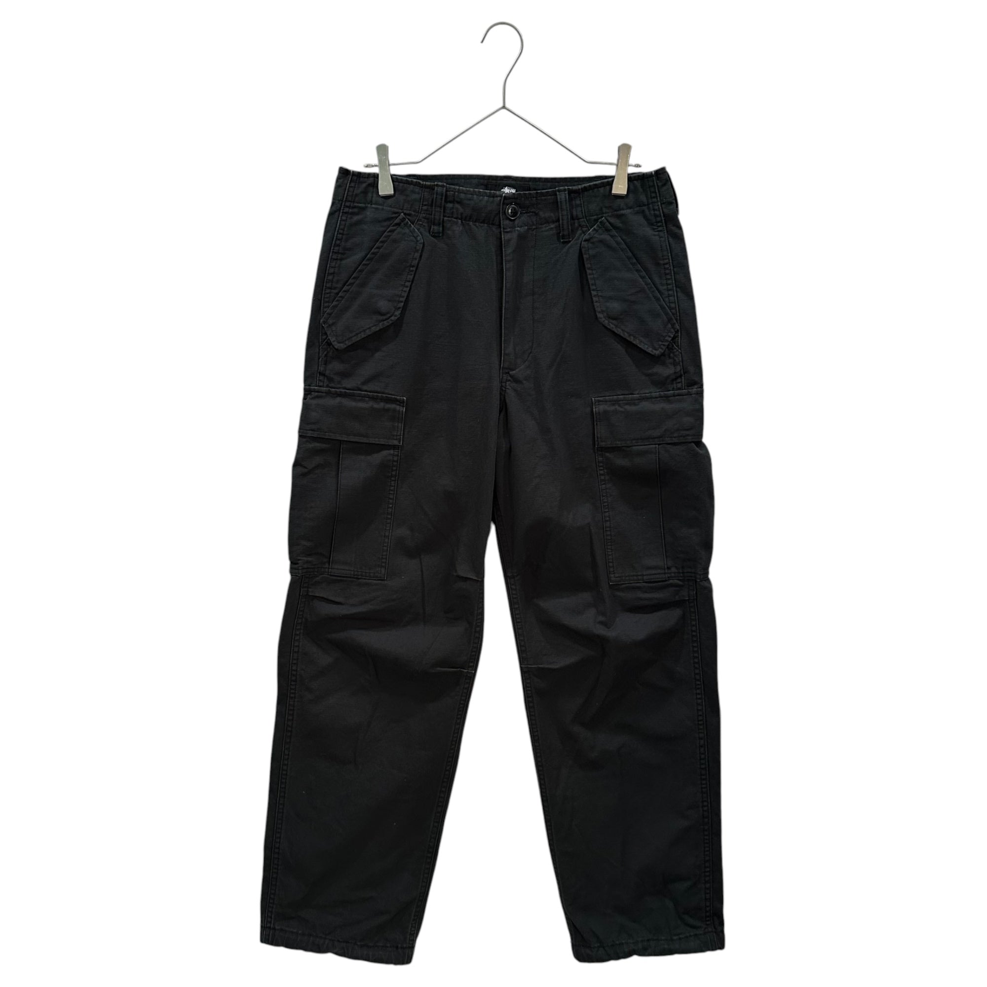 STUSSY(ステューシー) Cotton Cargo Pants コットン カーゴ パンツ 28 ブラック
