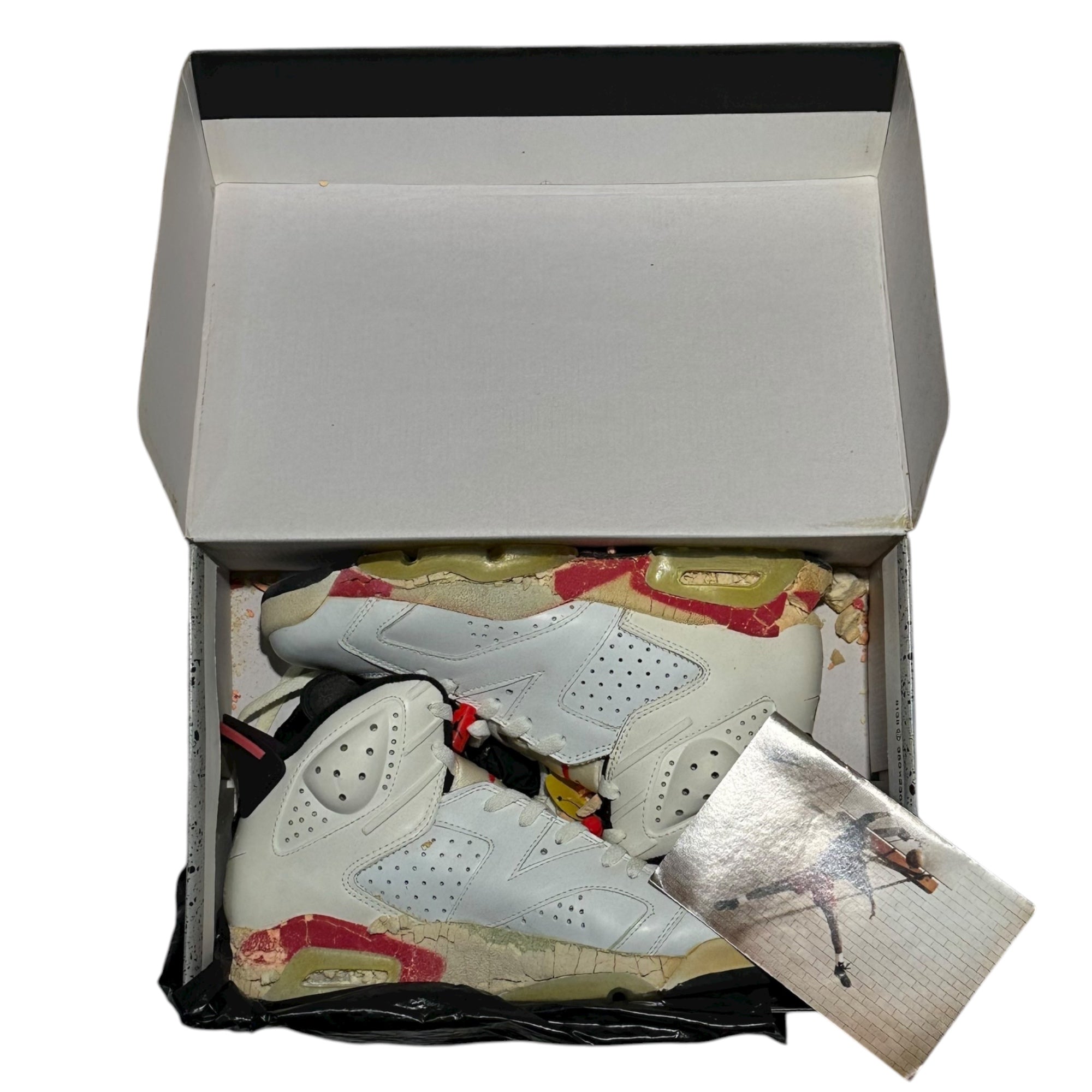 NIKE(ナイキ) 1991 Air Jordan 6 OG "Infrared" エアジョーダン 6 オリジナル  4389 27cm ホワイト×レッド 90's 90年代 ヴィンテージ スニーカー