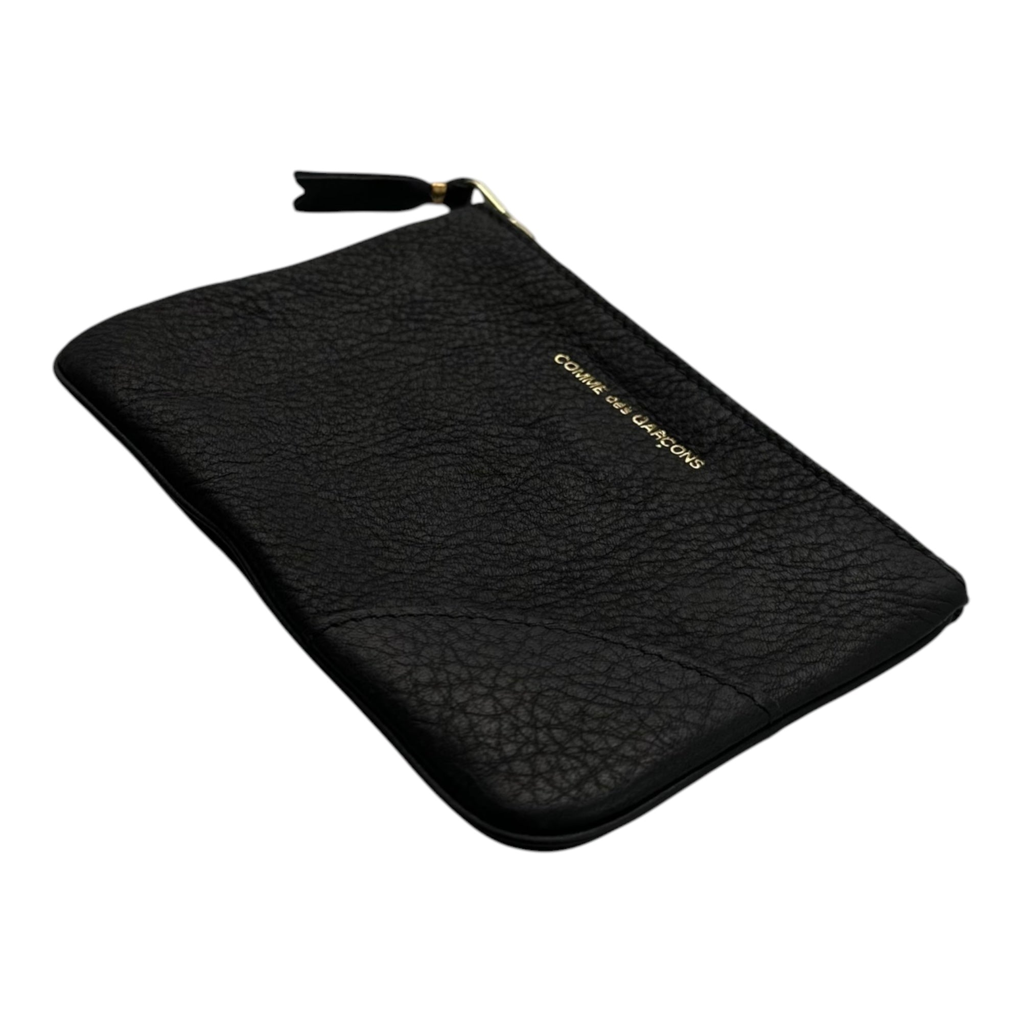 COMME des GARCONS(コムデギャルソン) WASHED WALLET ZIP POUCH ウォッシュド ウォレット ジップ ポーチ SA8100WW FREE ブラック