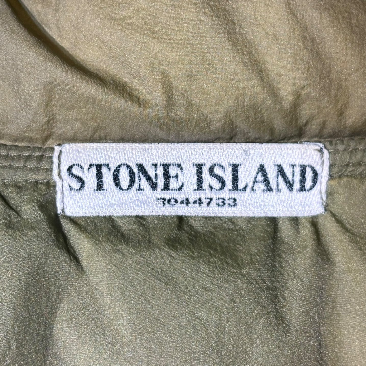 STONE ISLAND(ストーンアイランド) 07AW Micro Reps GOOSE DOWN JACKET マイクロ レップ グース ダウン ジャケット 47154V24 M カーキ 07年製 アーカイヴ 稀少品