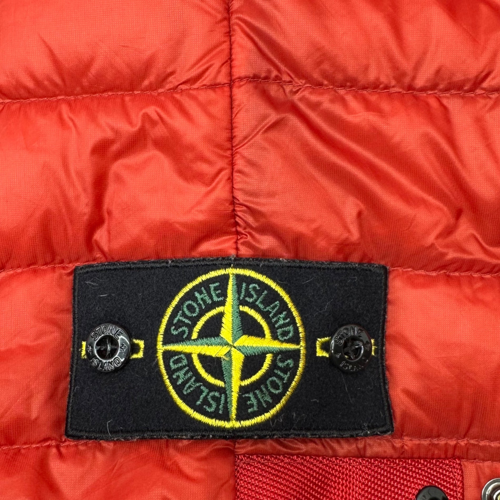 STONE ISLAND(ストーンアイランド) 13SS Micro Ripstop Down gilet マイクロ リップストップ ダウン ベスト 5815G0326 XXL レッド