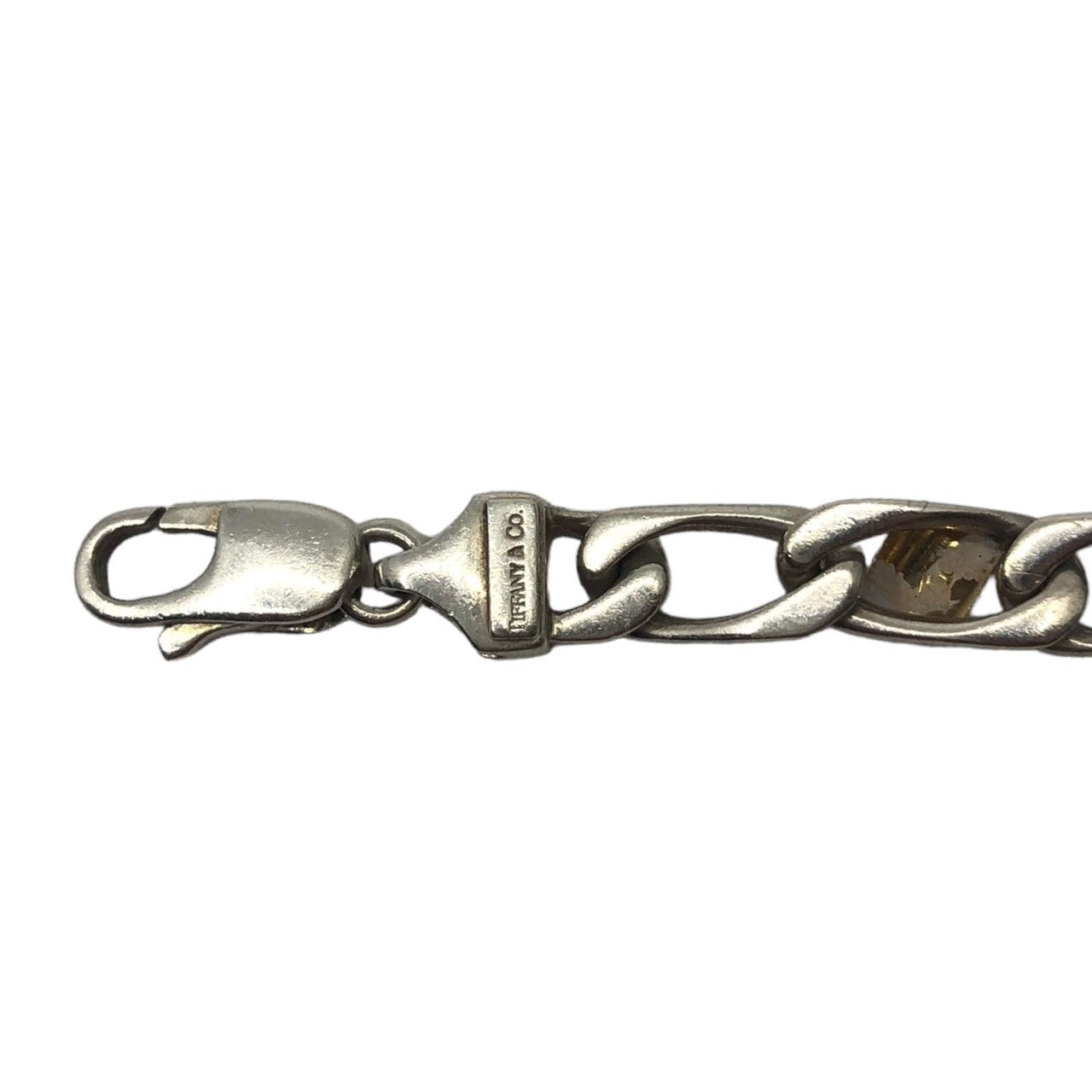 TIFFANY & CO.(ティファニー) figaro chain bracelet フィガロ チェーン ブレスレット シルバー×ゴールド 箱付