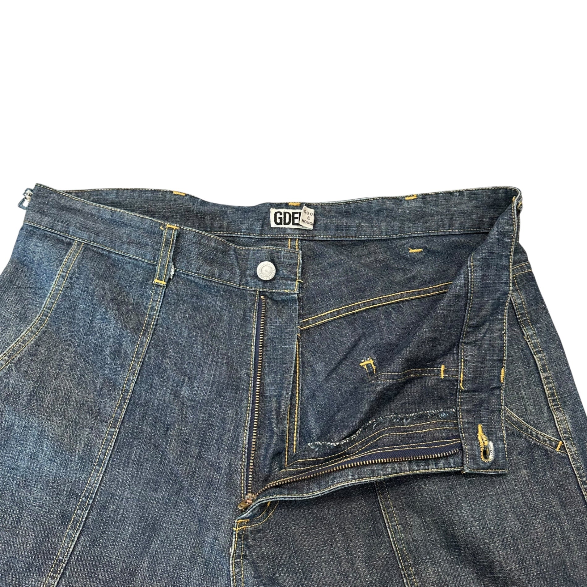 GOODENOUGH(グッドイナフ) 00's Denim Painter Pants デニム ペインター パンツ XL インディゴ