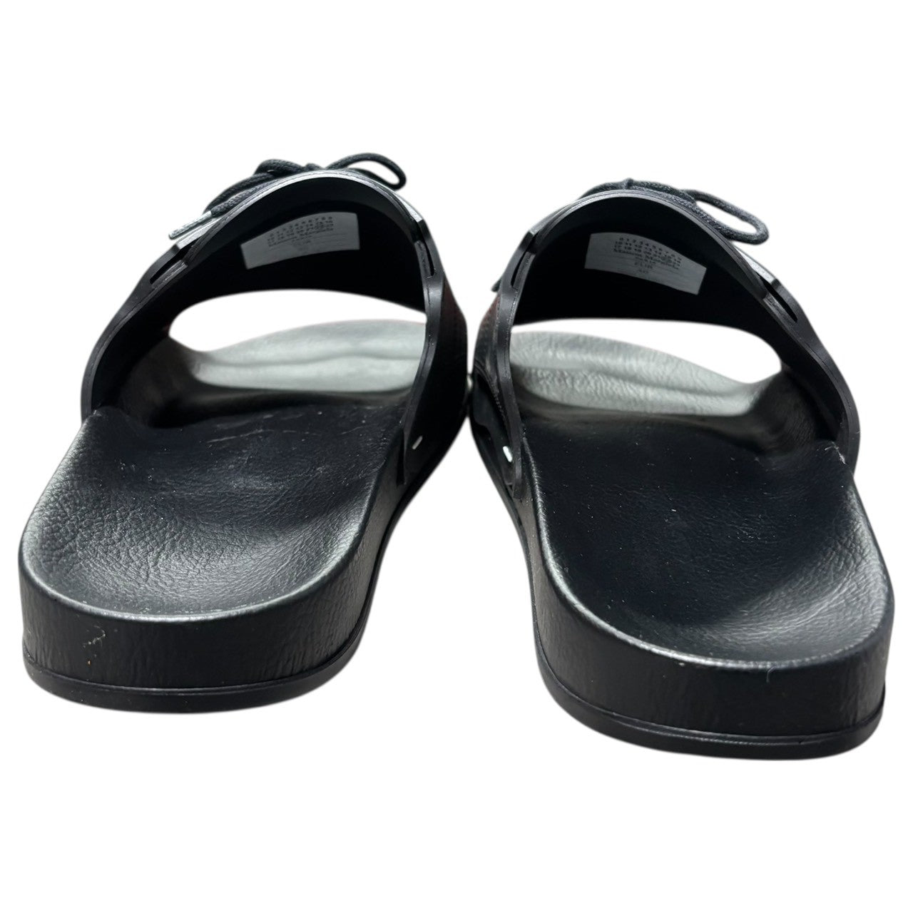 MAISON MARGIELA(メゾンマルジェラ) 23SS POOL SLIDES レースアップ ラバー スライド サンダル S57WX0080 40 ブラック