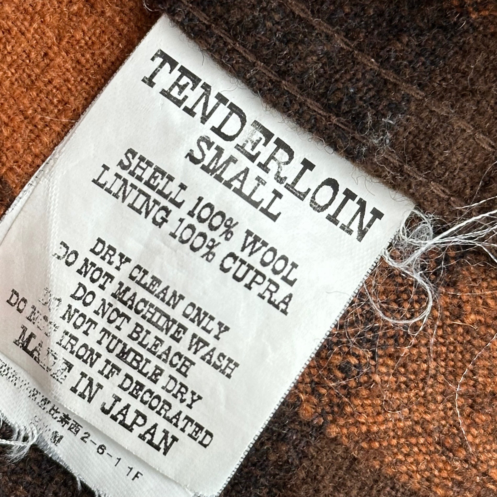 TENDERLOIN(テンダーロイン) Buffalo Check L/S Shirt バッファロー チェック 長袖 シャツ Ｓ ブラウン×ブラック