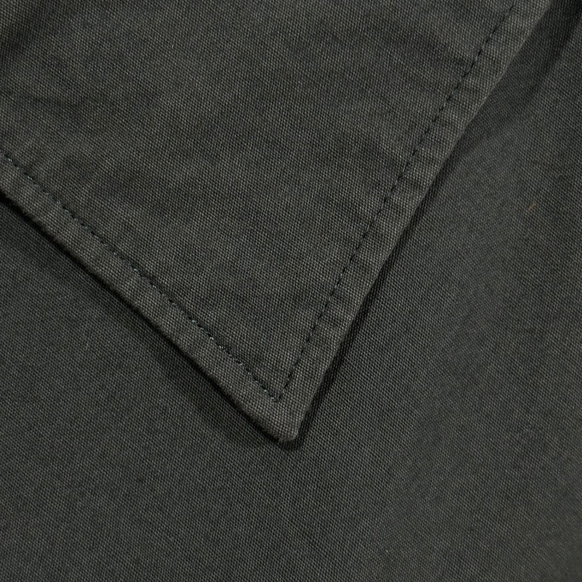 COMME des GARCONS HOMME(コムデギャルソンオム) 1990SS Triple-Crescendo-Button Open-Collar Shirt 3連 クレッシェンド ボタン オープンカラー シャツ HB-050160 FREE ダークグリーン AD1989 90s アーカイブ