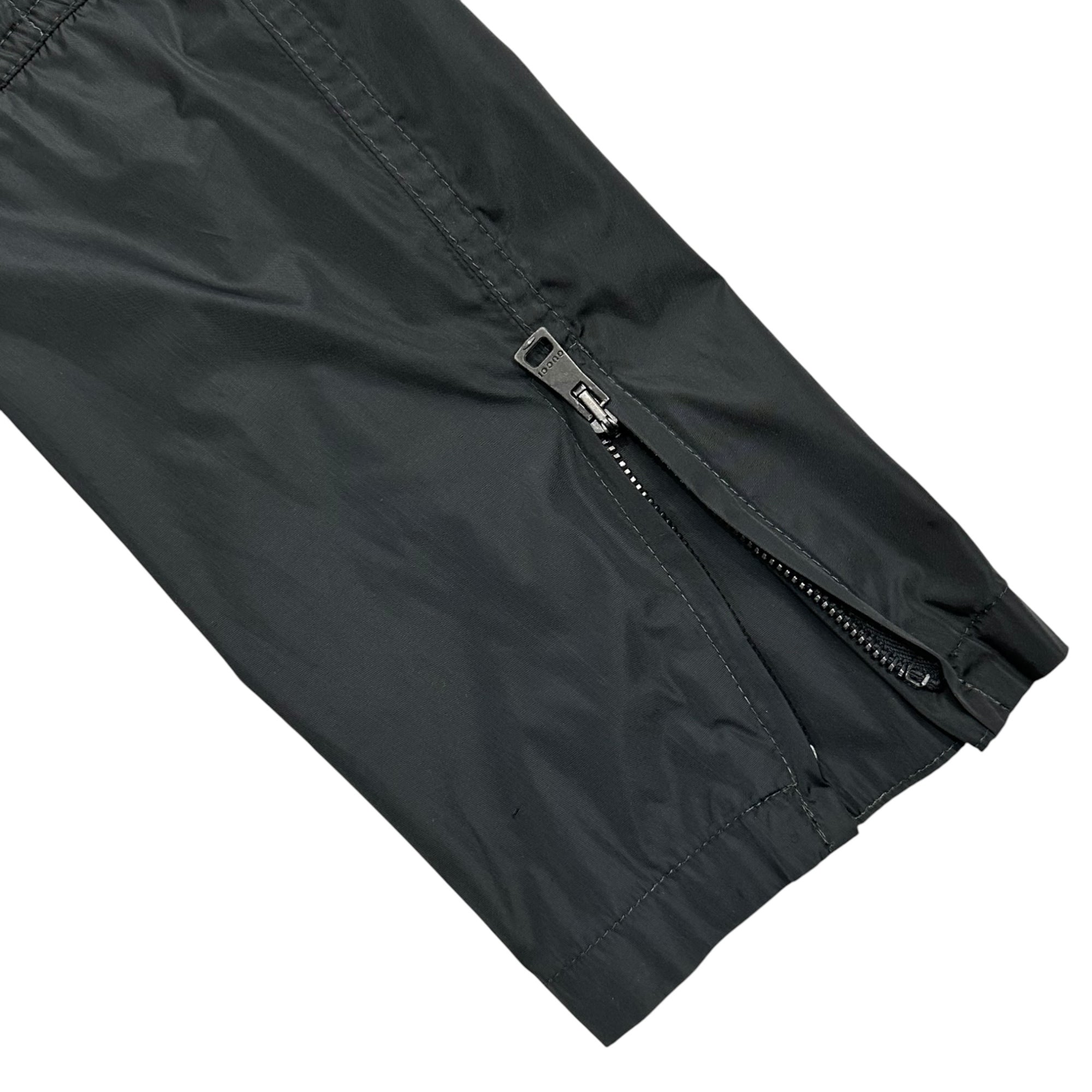 GUCCI(グッチ) 1999SS By Tom Ford Nylon Single Rider Jacket トムフォード期 ナイロン シングル ライダース ジャケット 314-0444-2979 48 ブラック 90年代 アーカイブ