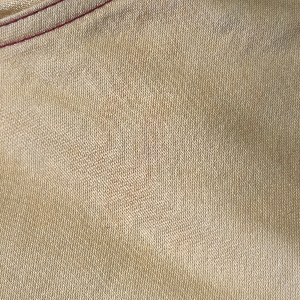 COMME des GARCONS HOMME PLUS(コムデギャルソンオムプリュス) 2000SS Gobelin-Era Red-Stitch Wide Straight Pants ゴブラン期 レッド ステッチ ワイド ストレート パンツ PP-10019M M イエロー×レッド AD1999 00s アーカイブ