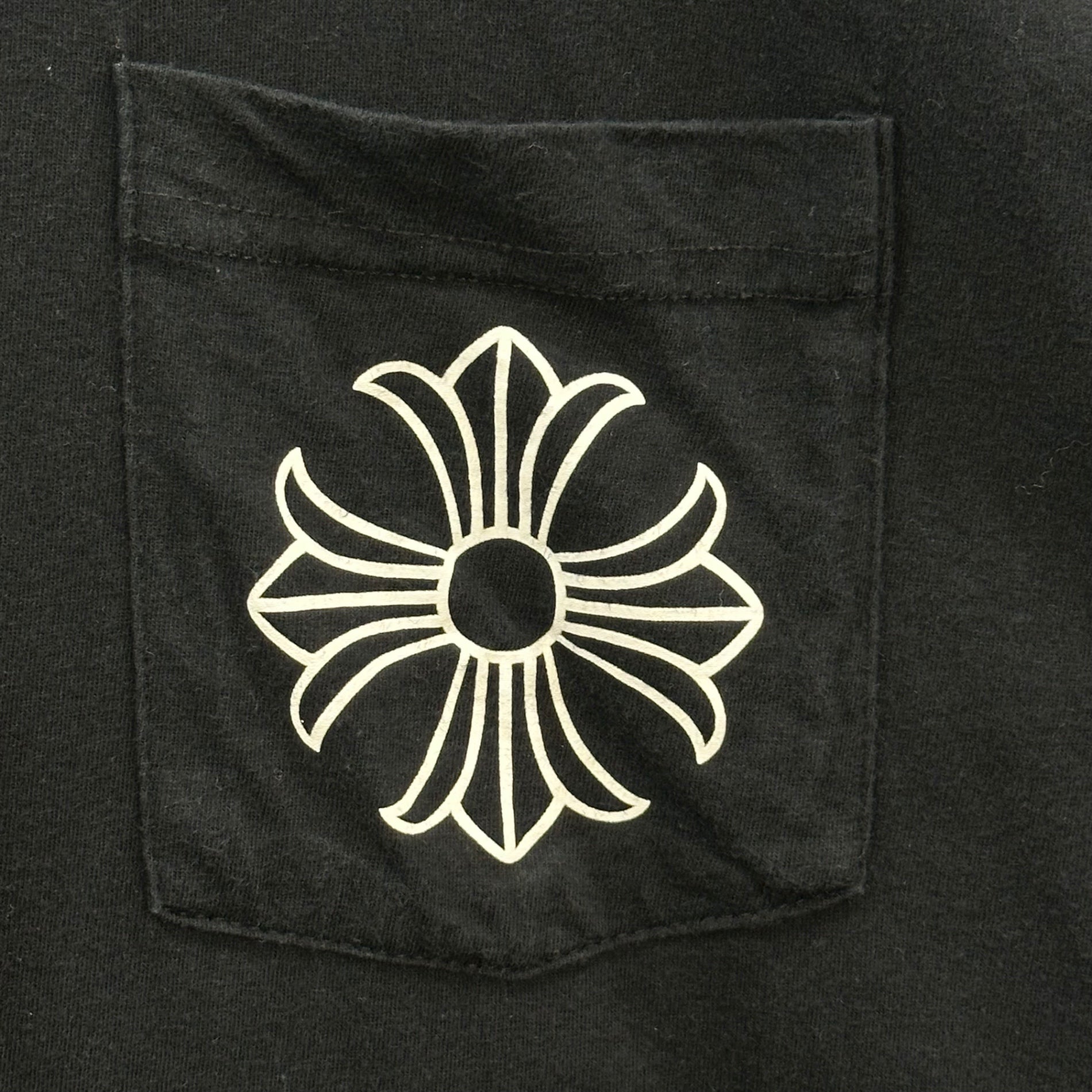 CHROME HEARTS(クロムハーツ) CH Plus Circle Logo L/S Tee CHプラス サークルロゴ ロングスリーブ Tシャツ 2212-304-0158 M ブラック×ホワイト 長袖 クロムハーツジャパンタグ