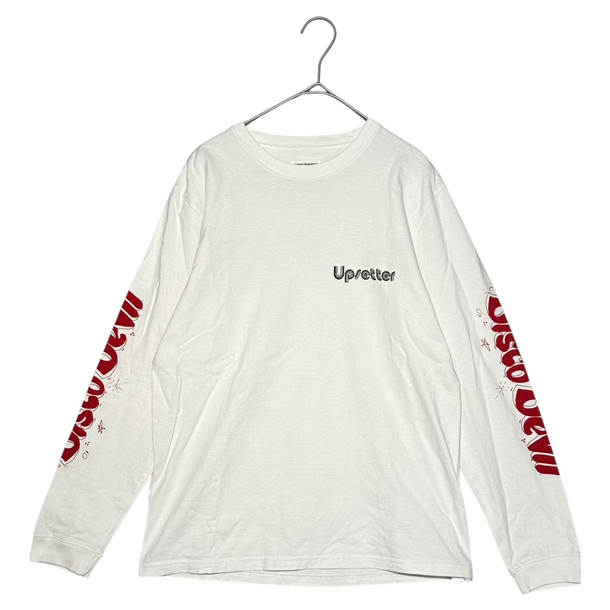 WACKO MARIA(ワコマリア) ”DISCO DEVIL”CREW NECK LONG SLEEVE T-SHIRTS プリント 長袖 クルーネック Tシャツ 19SS-WMT-LT01 M ホワイト カットソー