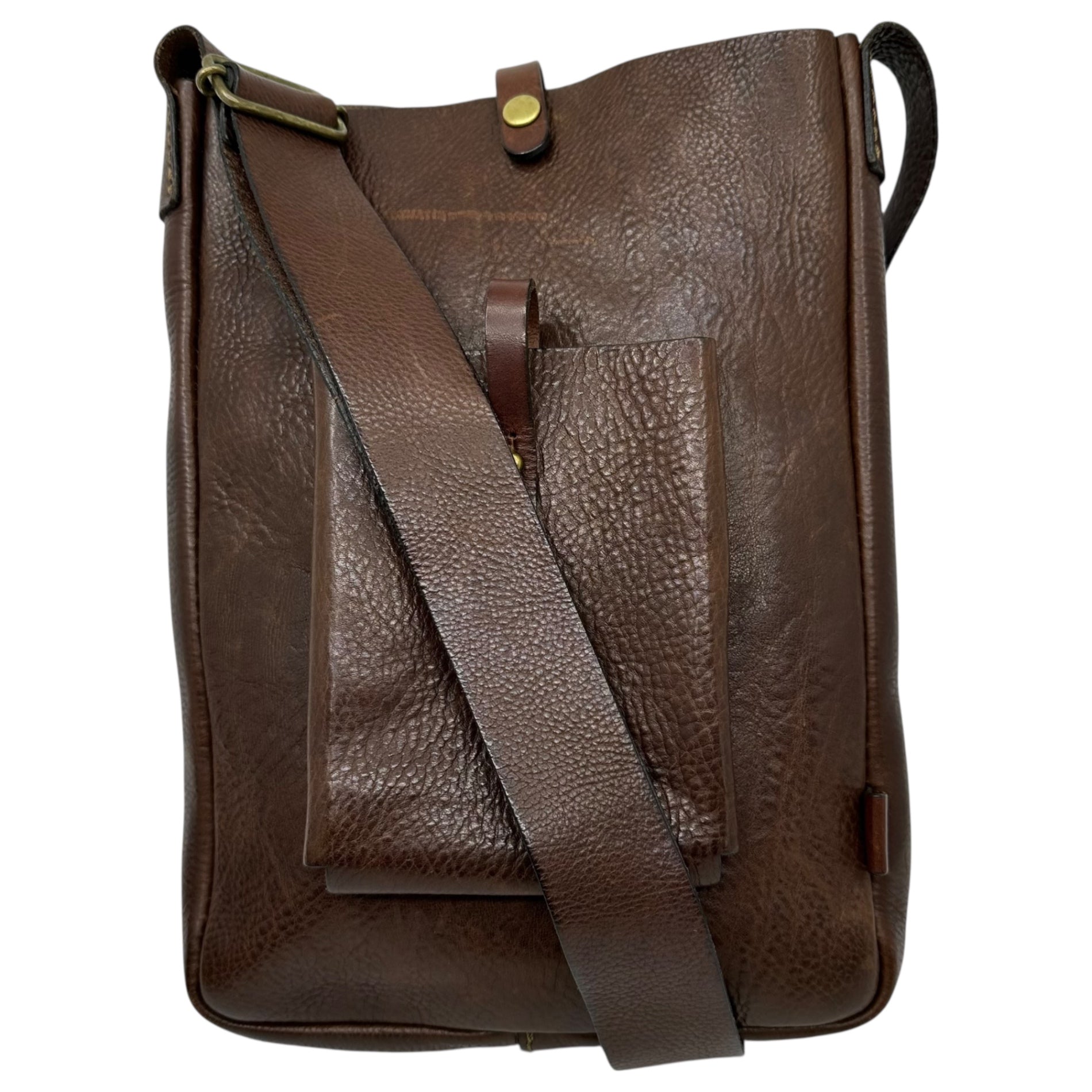 HERZ(ヘルツ) Leather Shoulder Bag レザー ショルダー バッグ ブラウン