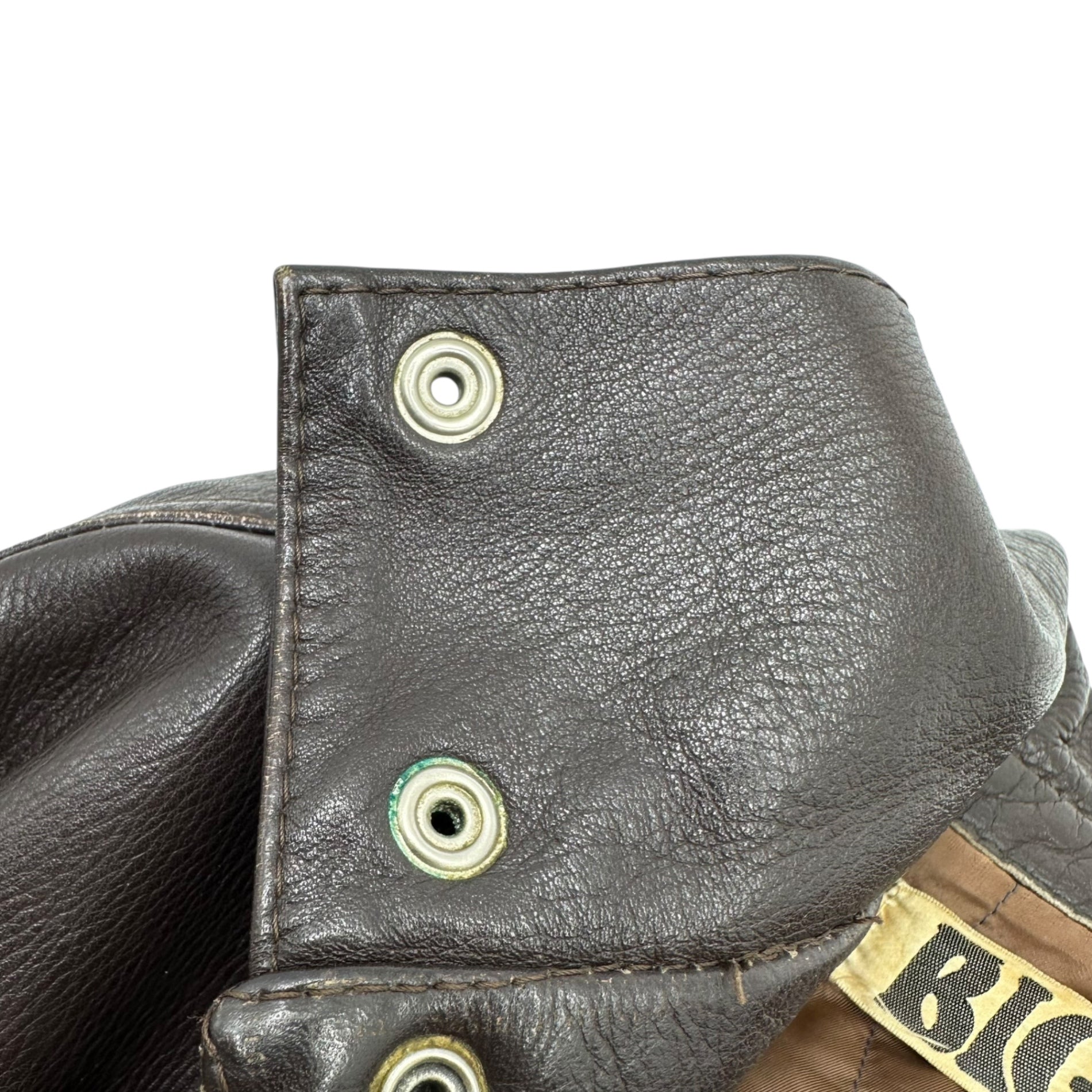 BIGI(ビギ) 80's Leather Rider Jacket レザー ライダース ジャケット 46(S程度) ダークブラウン ヴィンテージ 80年代 古着 初期