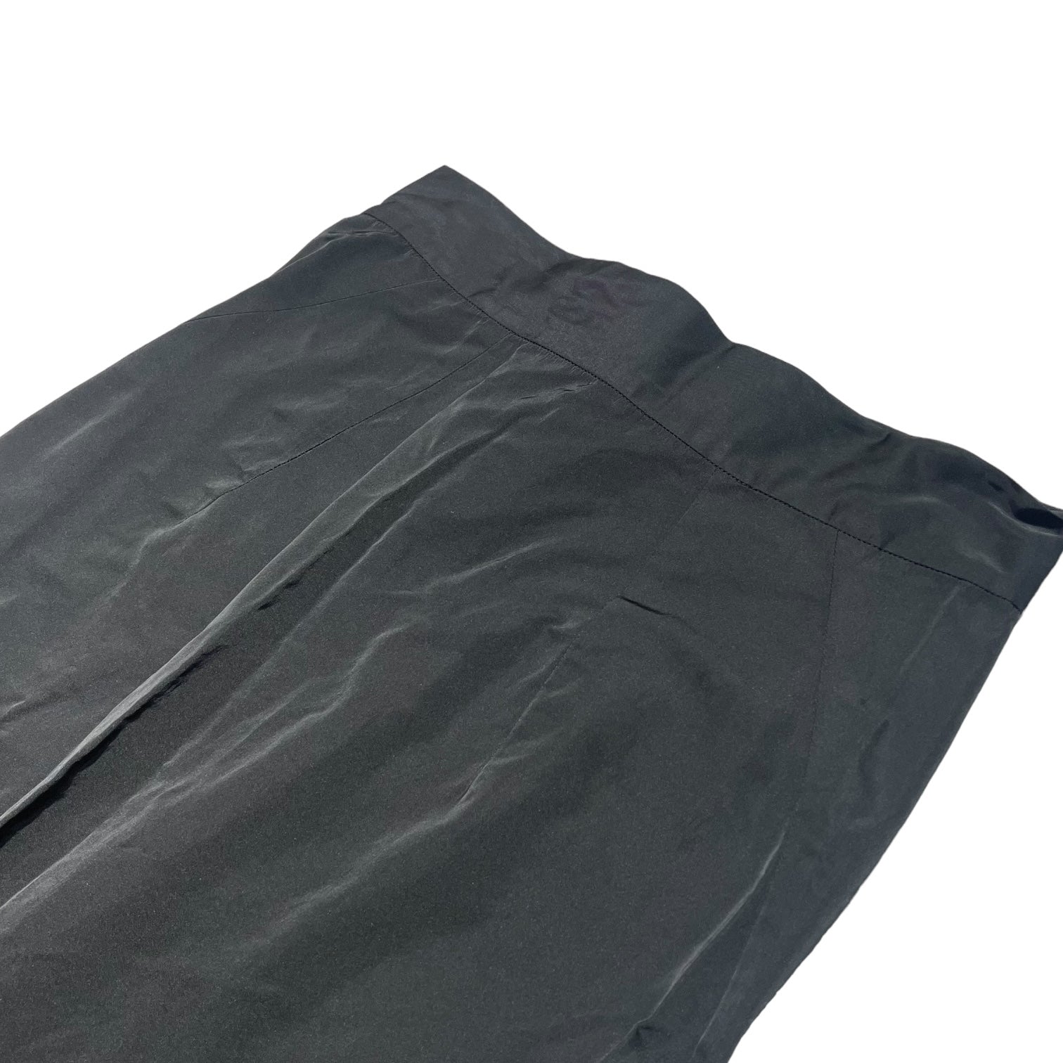 JIL SANDER(ジルサンダー) maxi skirt マキシ スカート 36(S程度) ブラック ロング リボン ポケット