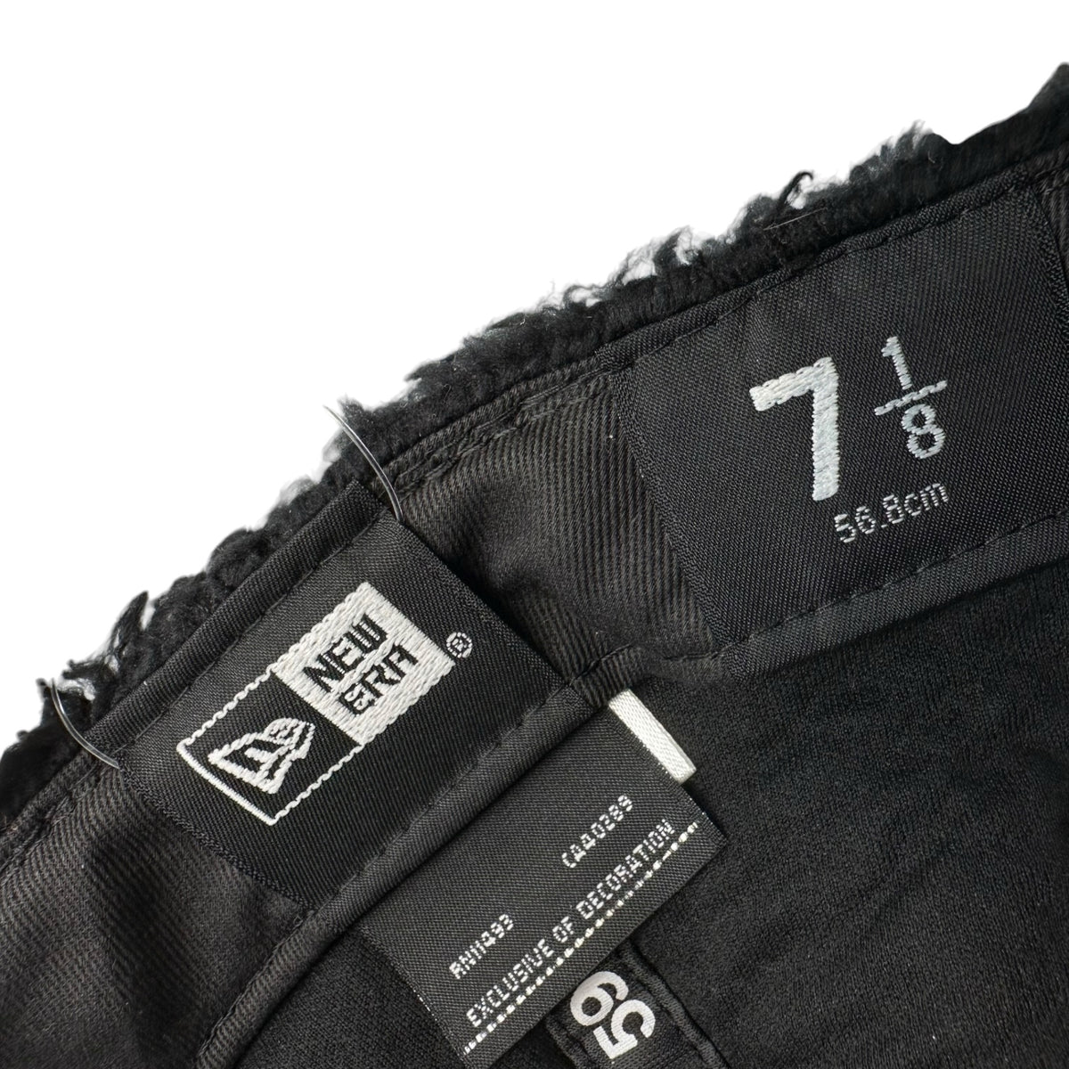 NEW ERA(ニューエラ) 5950 MINK FLEECE BL 7 1/8 ベースボール キャップ ボア フリース 7 1/8 ブラック 帽子