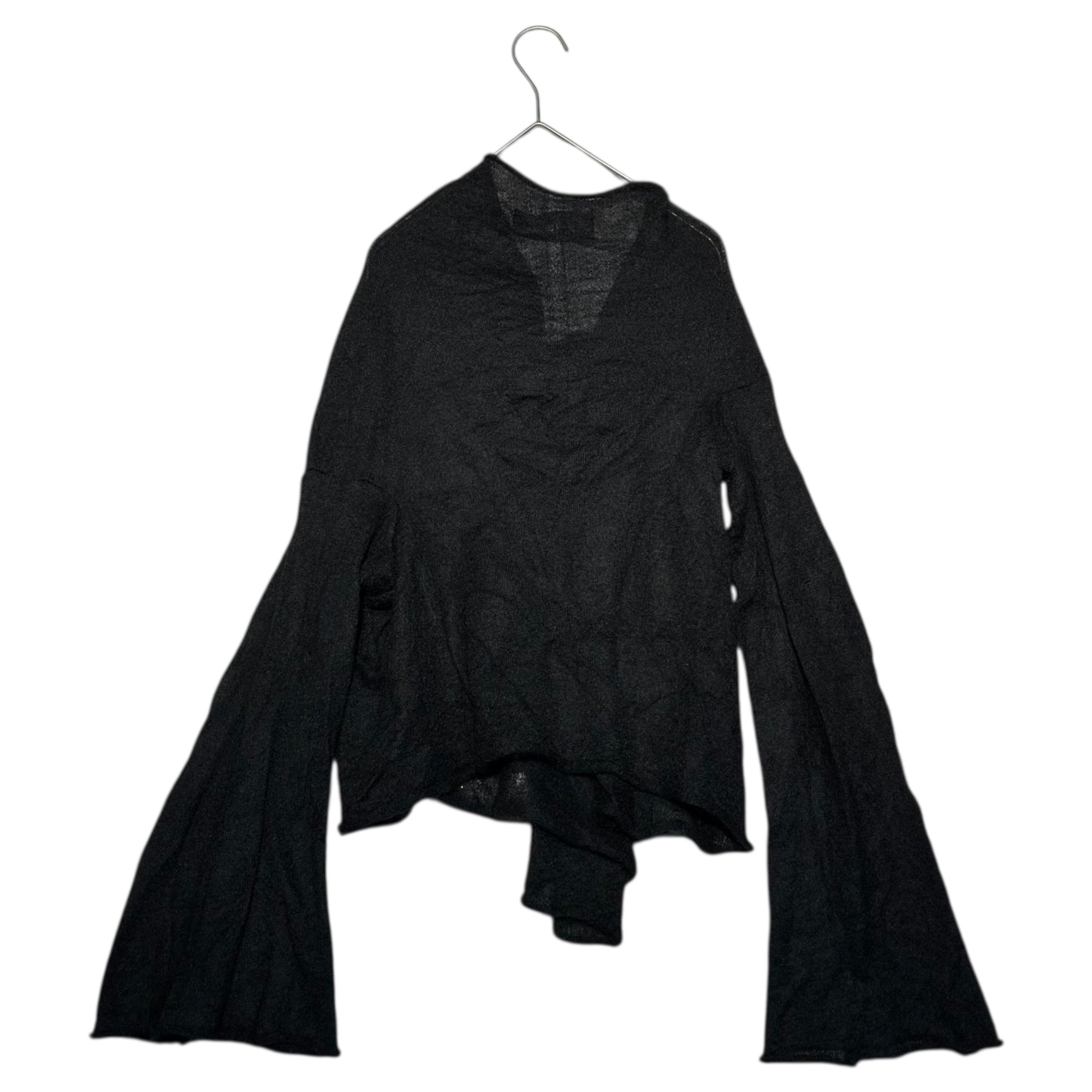 tricot COMME des GARCONS(トリココムデギャルソン) Deformed mohair knit pullover 変形 モヘヤ ニット プルオーバー FREE ブラック
