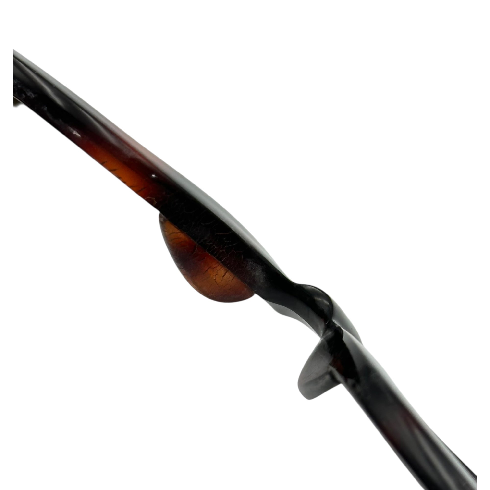 FRENCH VINTAGE(フレンチ ヴィンテージ) 40's GARGOYLE Tortoiseshell eyeglass frames 40年代 ガーゴイル 鼈甲 眼鏡 サングラス フレーム ブラウン 芯無し 1940年代 アバンギャルド 稀少