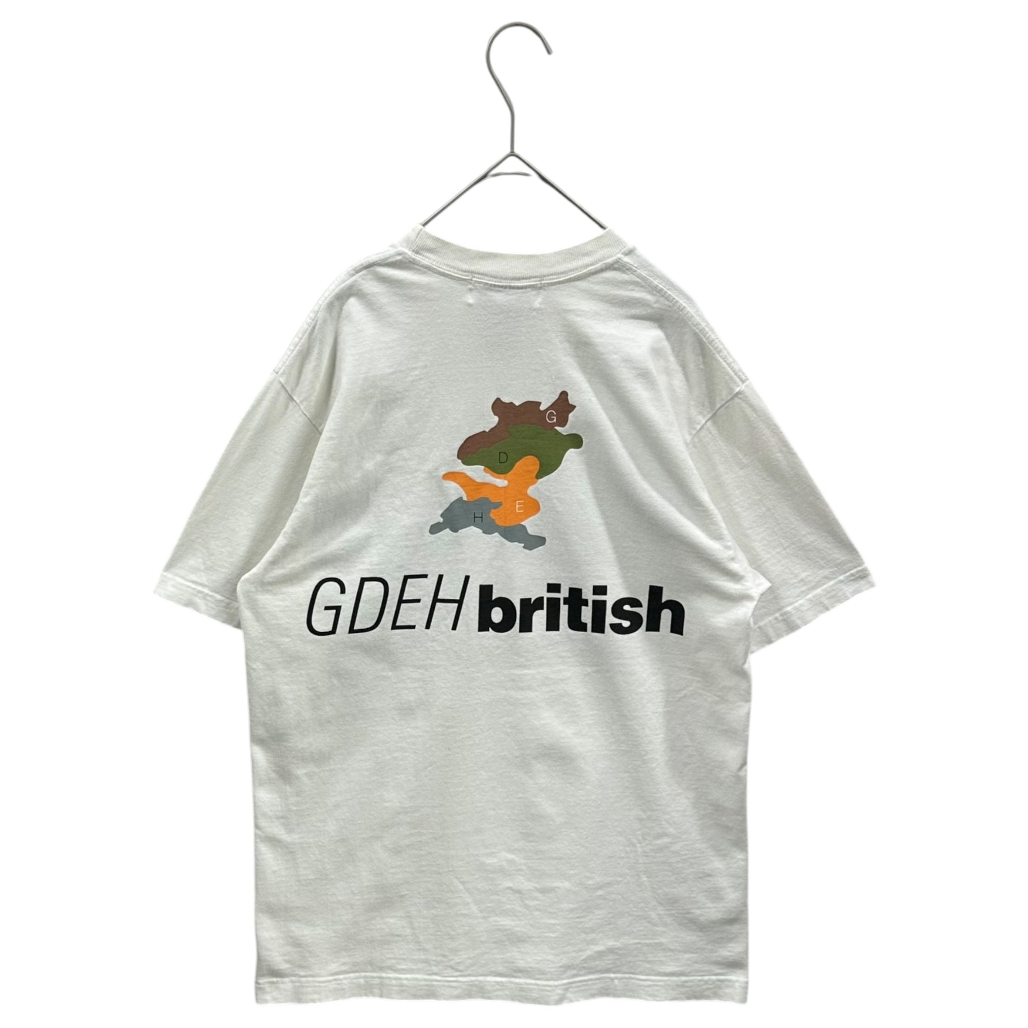 GOODENOUGH UK(グッドイナフユーケー) 90's~00's behind enemy lines Graphic s/s T-shirt グラフィック 半袖 Tシャツ M ホワイト×グリーン