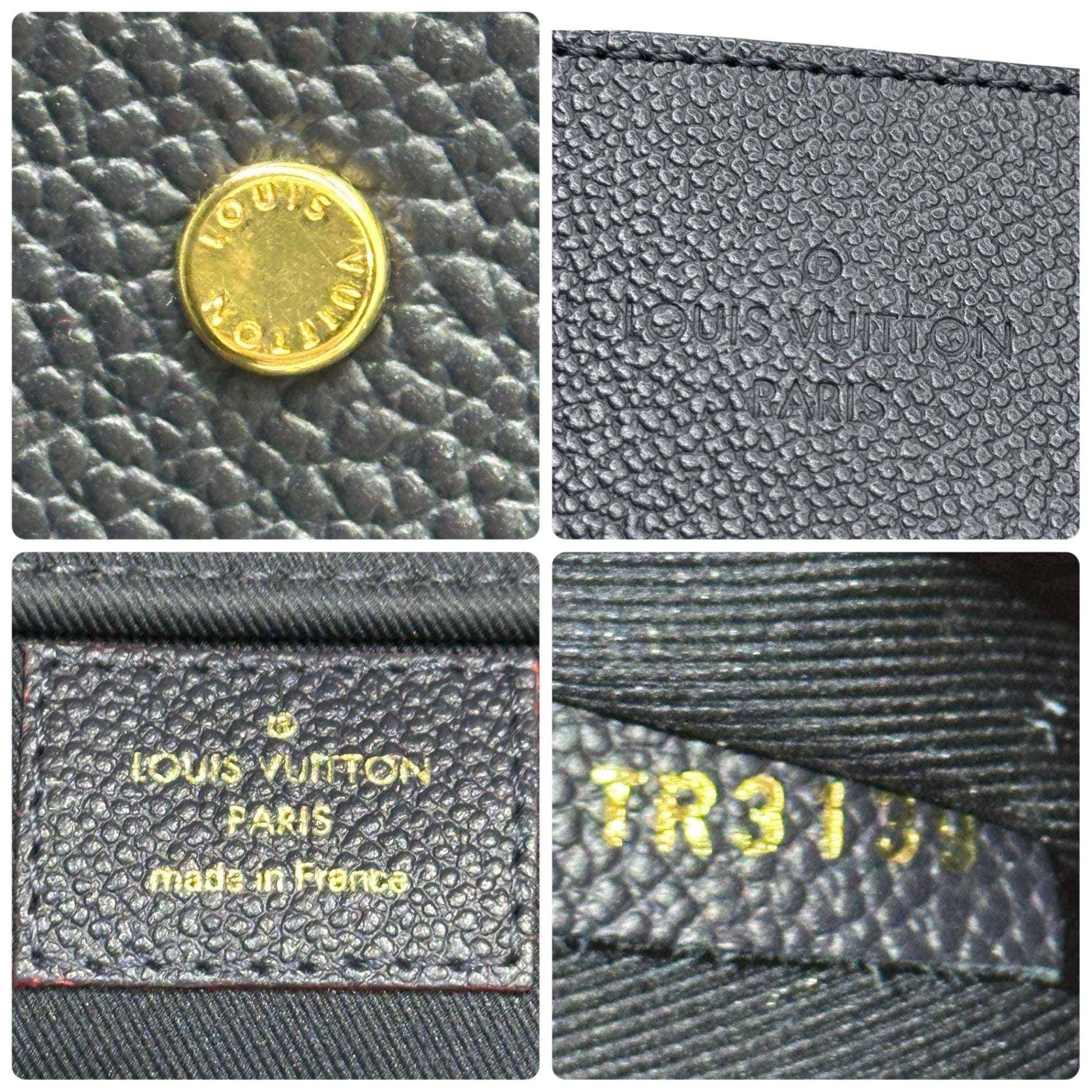 LOUIS VUITTON(ルイヴィトン) スリー PM モノグラム アンプラント マリーヌルージュ M54195 ネイビー×レッド TR3139 2WAY ショルダーバッグ