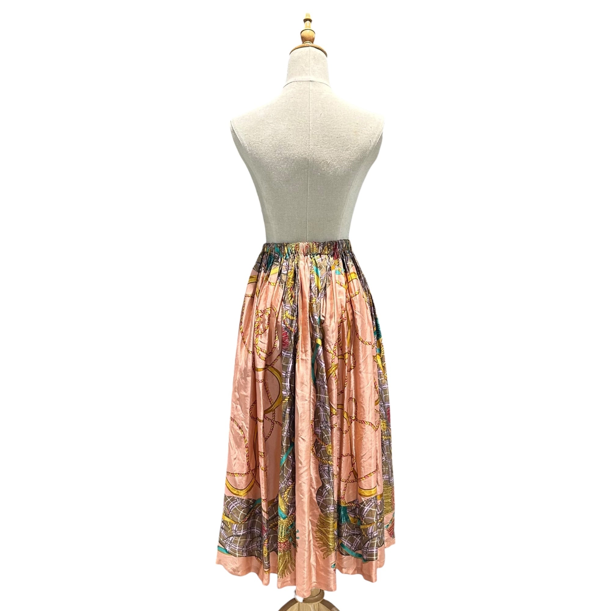 COMME des GARCONS(コムデギャルソン) 1999SS Aoyama Exclusive Silk Scarf Skirt 青山限定 シルク スカーフ スカート KX-912010 FREE ピンク AD1998