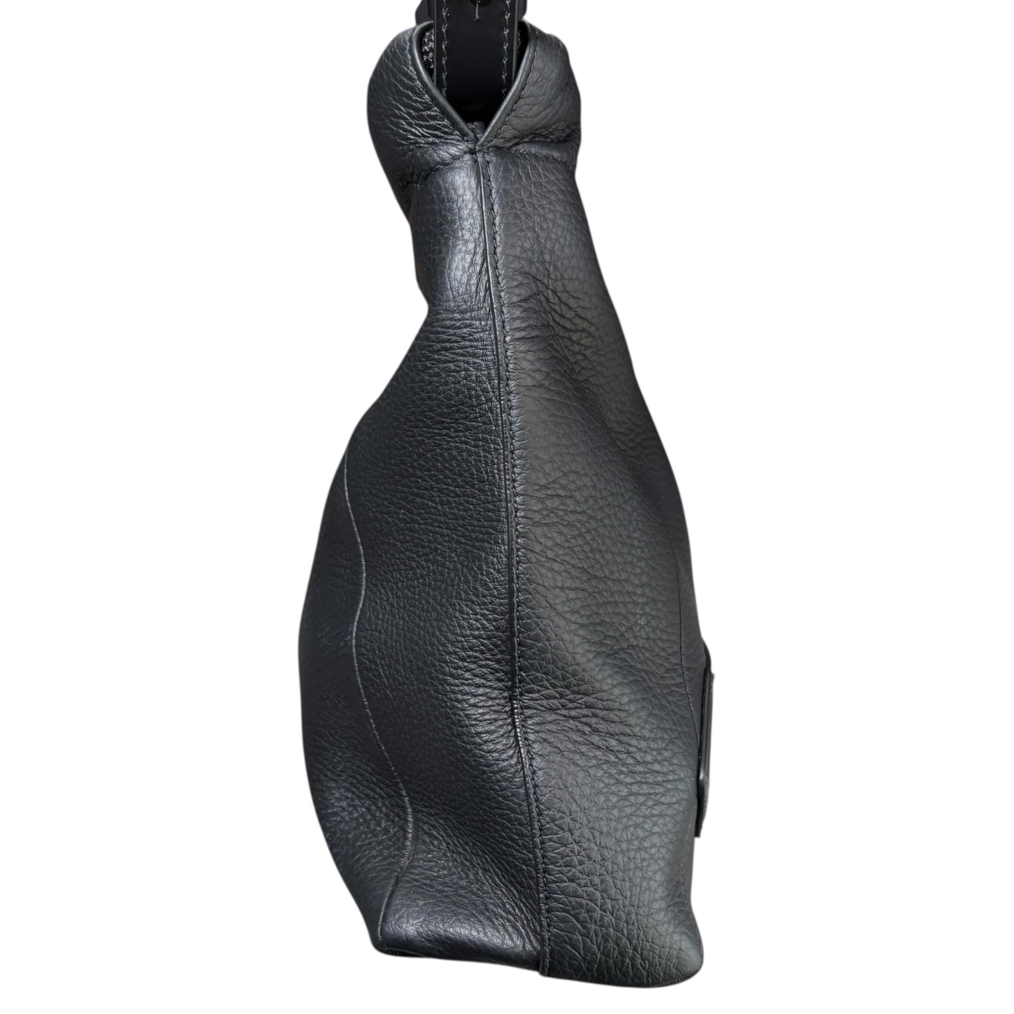 MAISON MARGIELA(メゾンマルジェラ) SOFT 5AC DRAWSTRING BAG ソフト ドローストリング レザー バッグ SB1WG0044 P4746 TB013 ブラック 2WAY ディアスキン