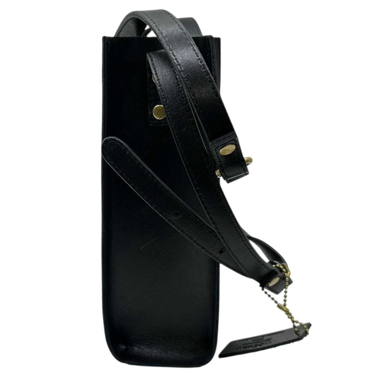 MOSS TIDEWAY(タイドウェイ) Leather box shoulder bag レザー ボックス ショルダー バッグ ブラック