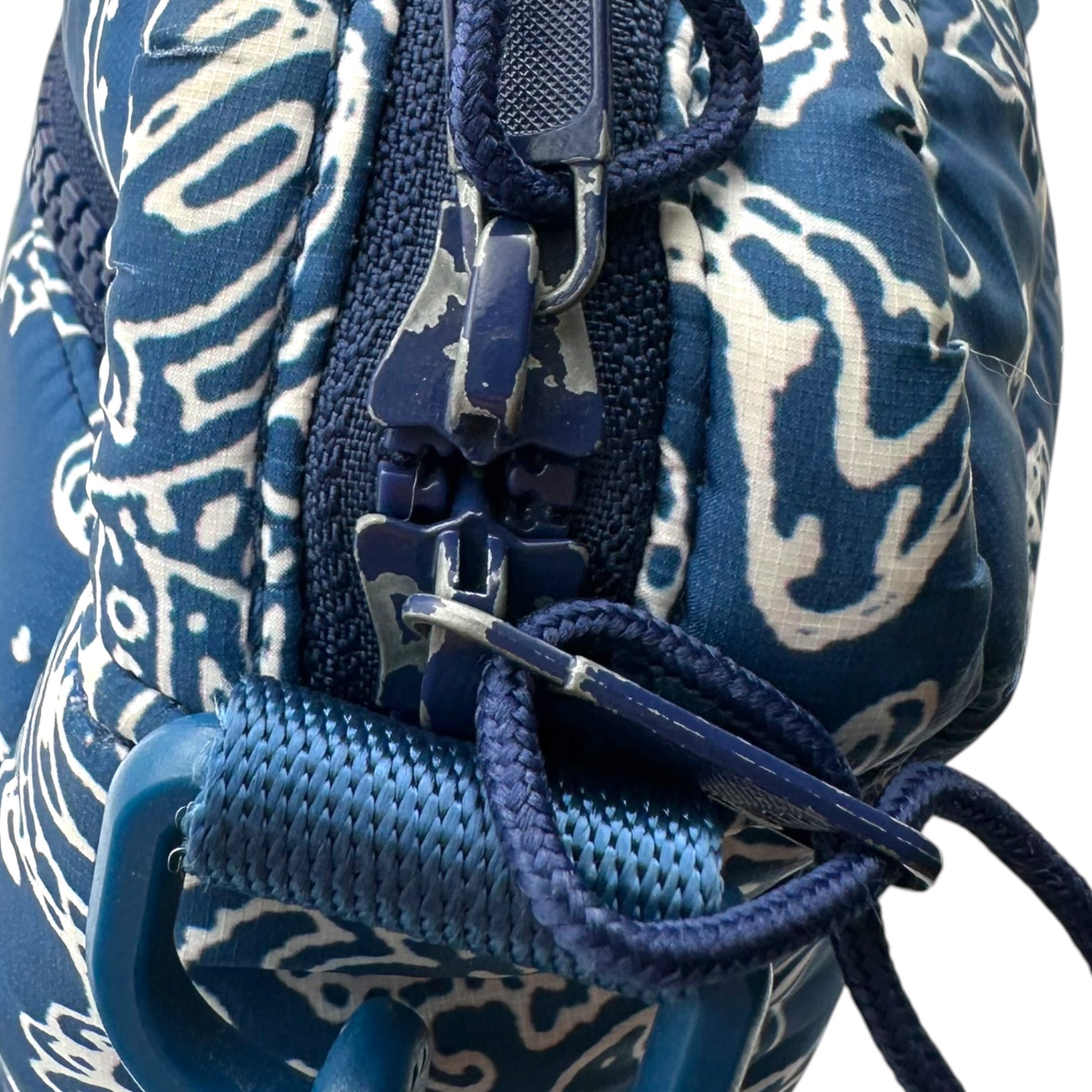 SUPREME(シュプリーム) 2022AW Puffer Side Bag バンダナ 中綿 ショルダー バッグ ネイビー