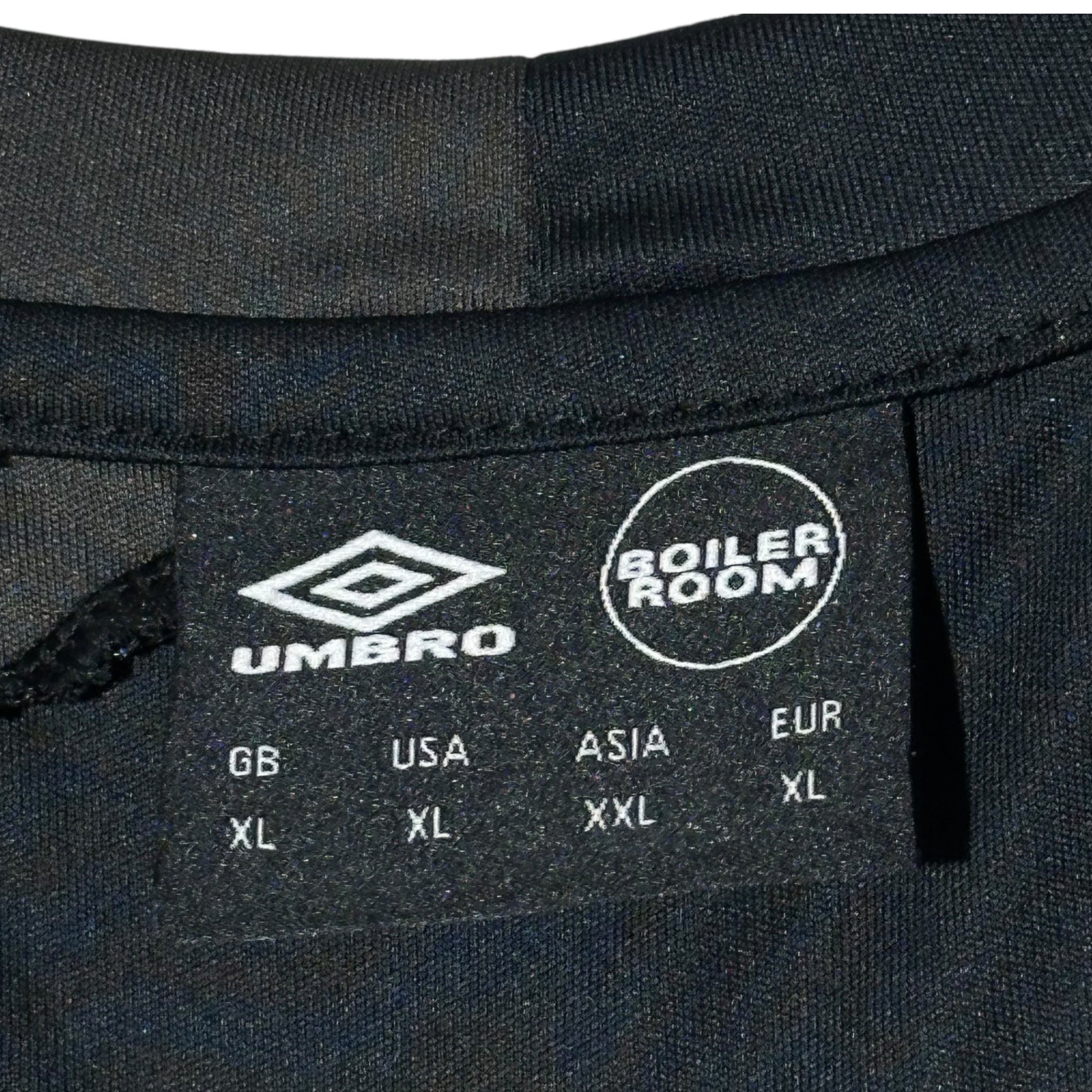 BOILER ROOM × UMBRO(ボイラールーム × アンブロ) Football Top Game Shirt フットボール トップ ゲームシャツ XL ブラック×グレー×レッド