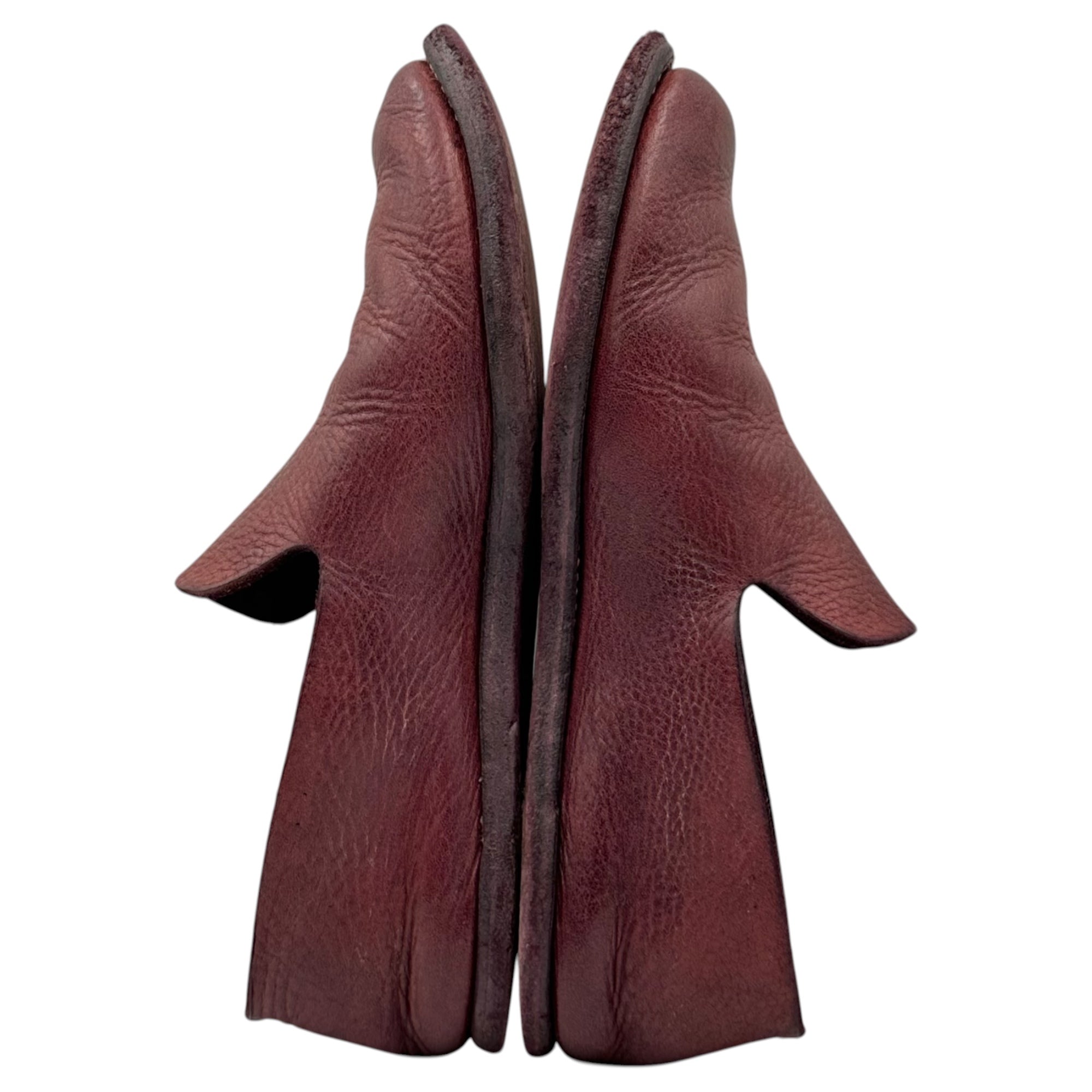 GUIDI(グイディ) CALF FULL GRAIN SLIP ON カーフ フル グレイン スリッポン UNLINED / CV19T 41 1/2(26.5cm程度) ボルドー レザー シューズ 革靴 ローファー