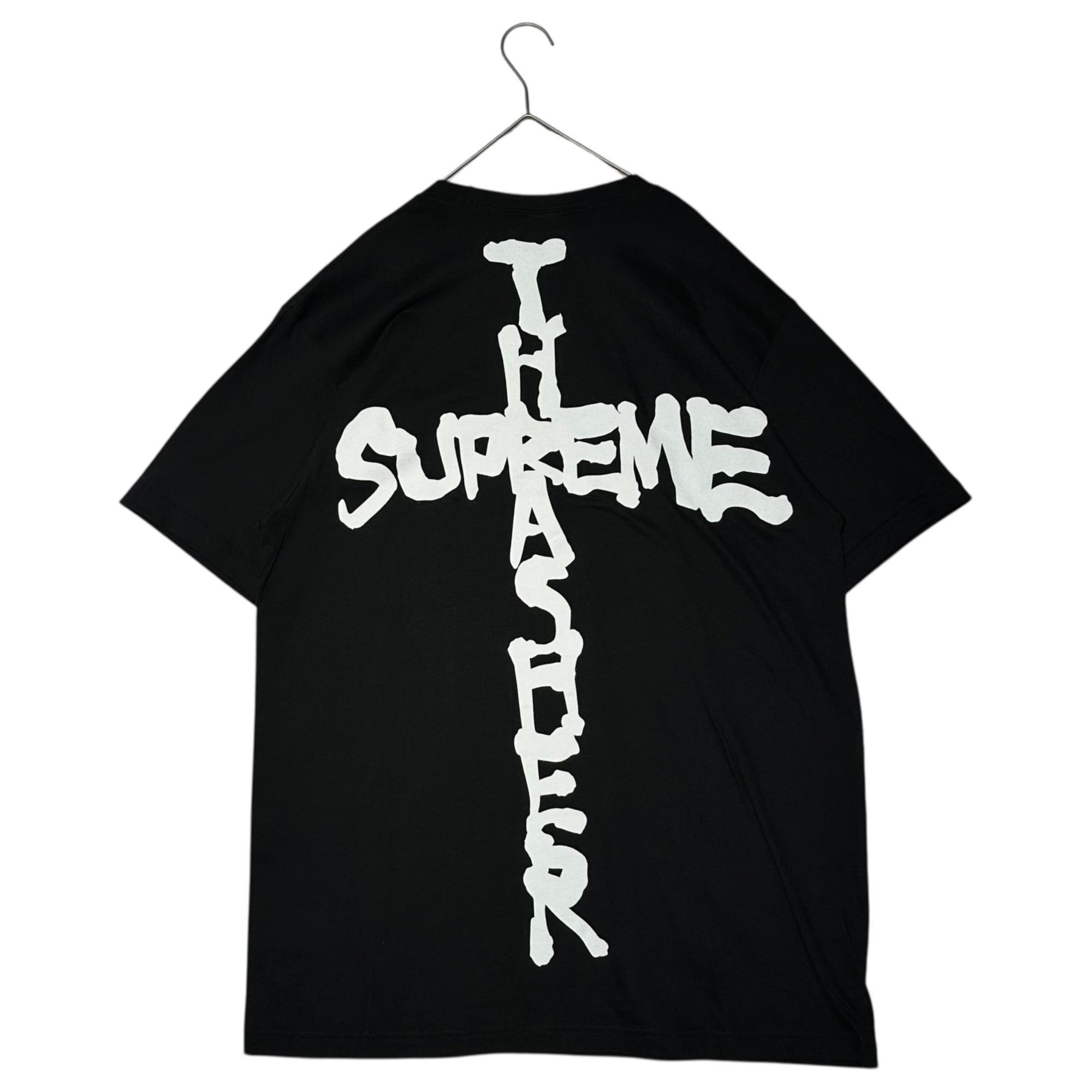 SUPREME(シュプリーム) 24a Thrasher Cross Tee スラッシャー クロス Tシャツ M ブラック×ホワイト 半タグ付