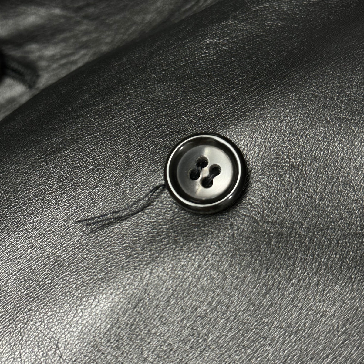 Y's bis(ワイズビス) 1980's Lamb Leather Double Leather Coat ラム レザー ダブル レザー コート BF-C16-761 FREE ブラック 80s ワイズビス初期生産品 稀少 アーカイブ
