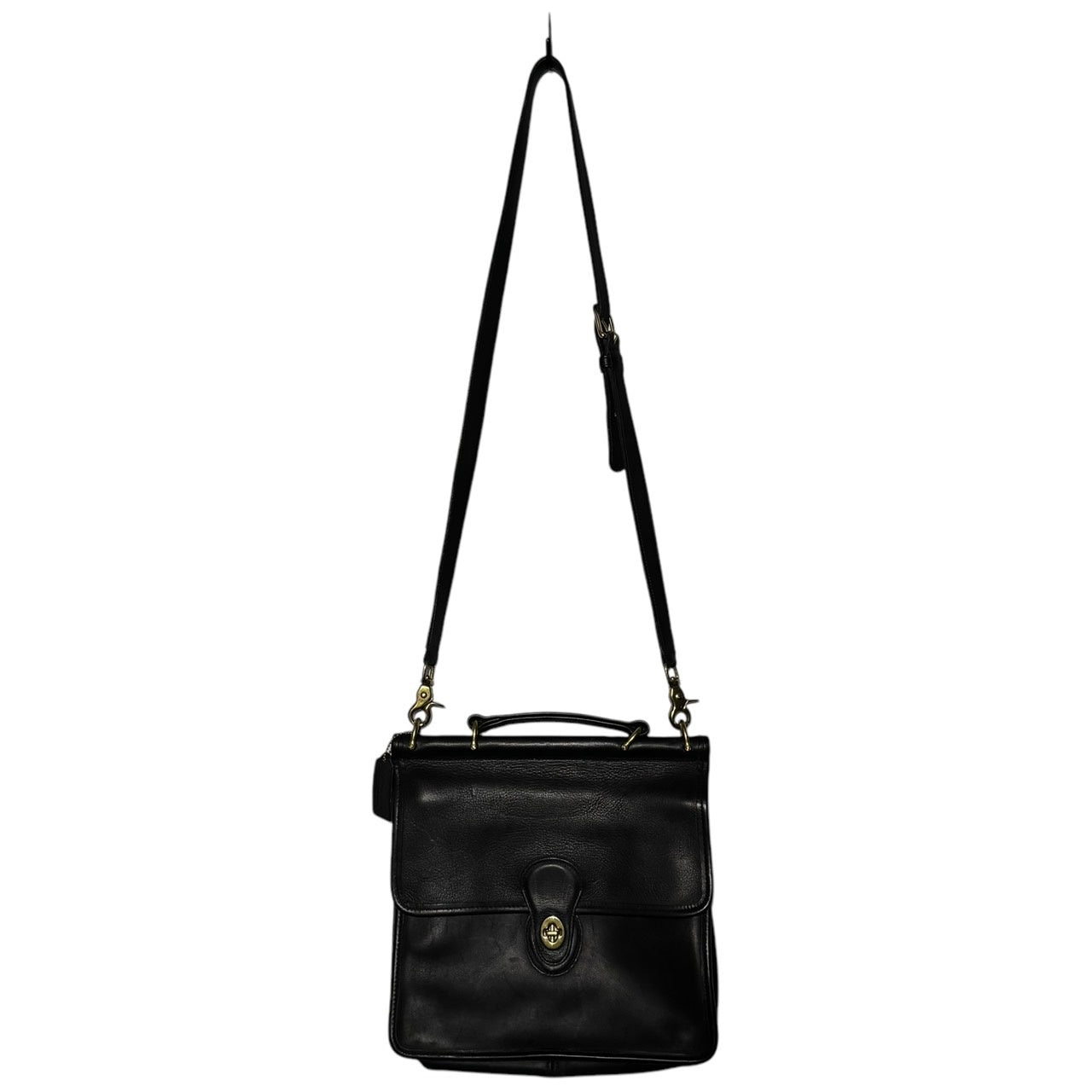 COACH(コーチ) OLD COACH 2WAY leather turnlock shoulder bag レザー