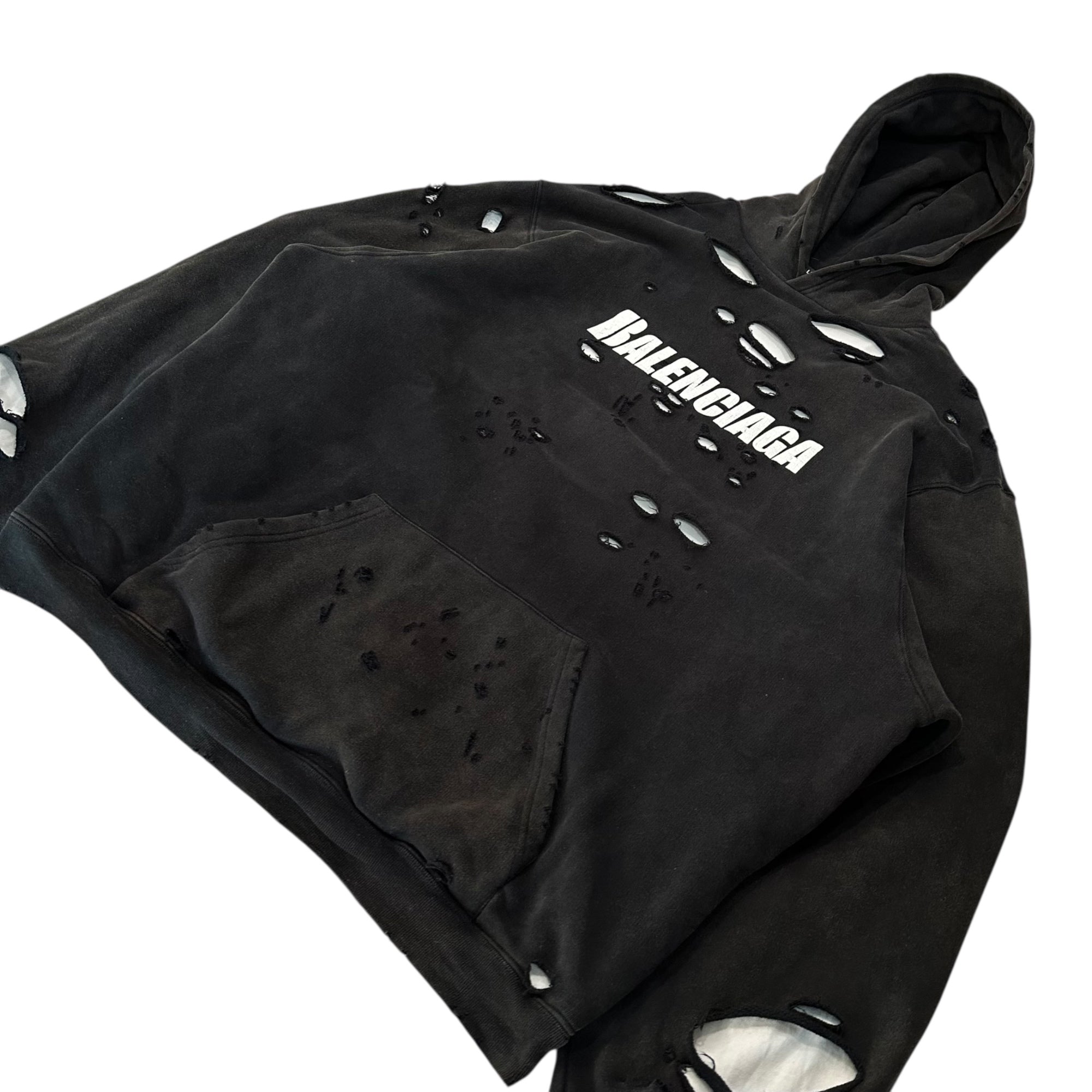 新*ト様 BALENCIAGA デストロイドフーディープルオーバー　パーカー 新*ト様 BALENCIAGA デストロイドフーディープルオーバー パーカー